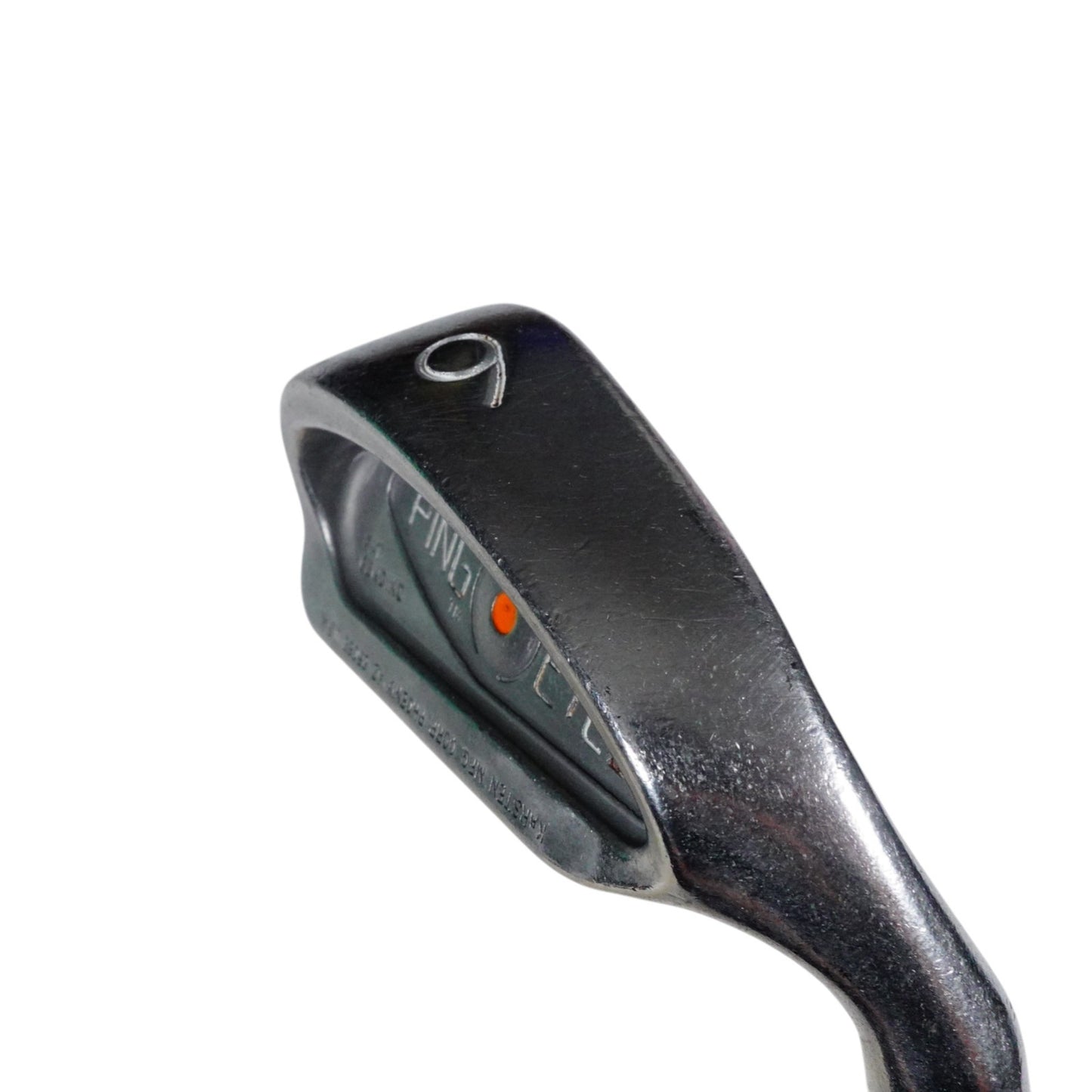Ping Eye 2 Orange Dot 6 Iron Backward Stamp Pat Pending Stiff Flex Steel 37" RH