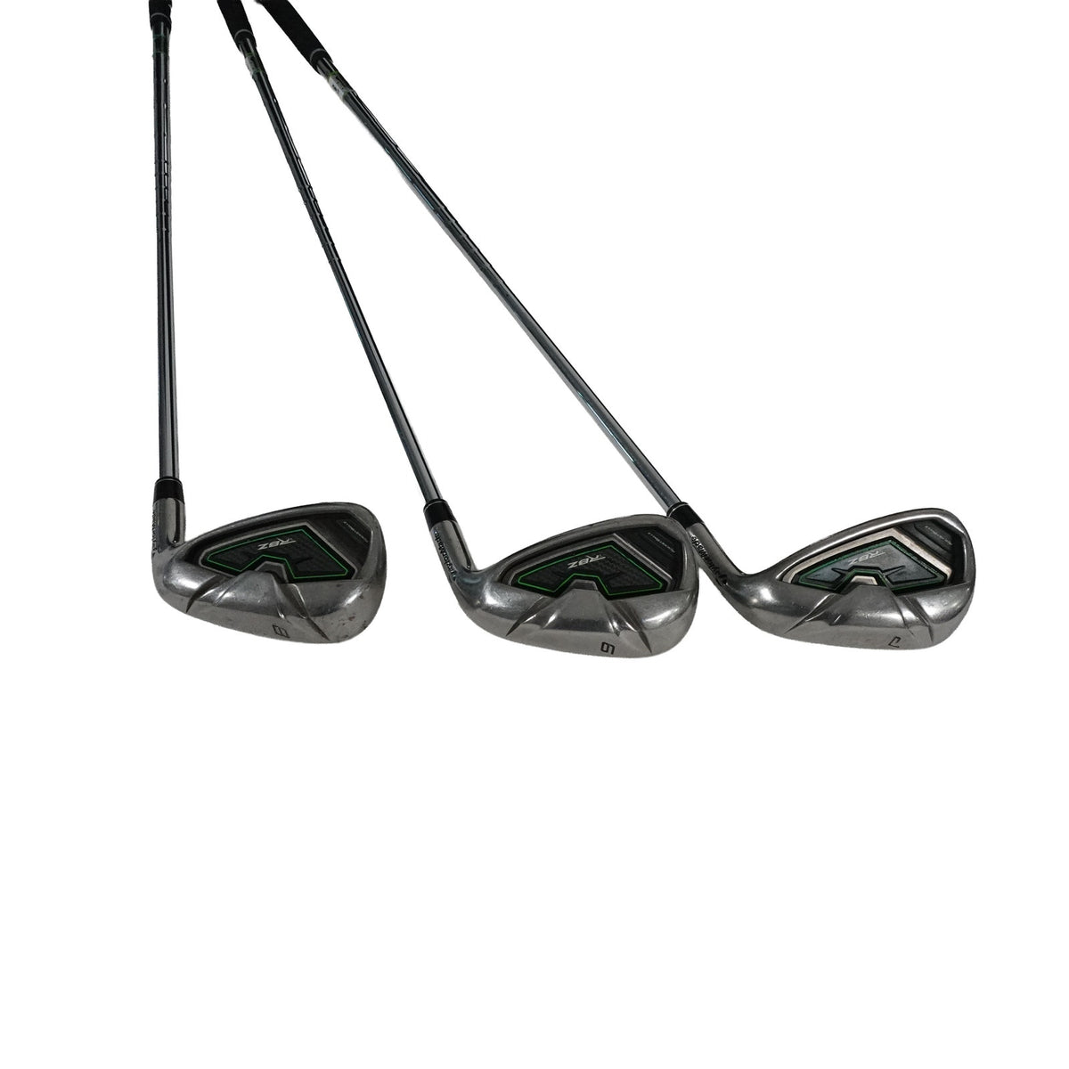 TaylorMade RocketBallZ RBZ Iron Set Regular Flex Steel 5-PW NEW GRIPS