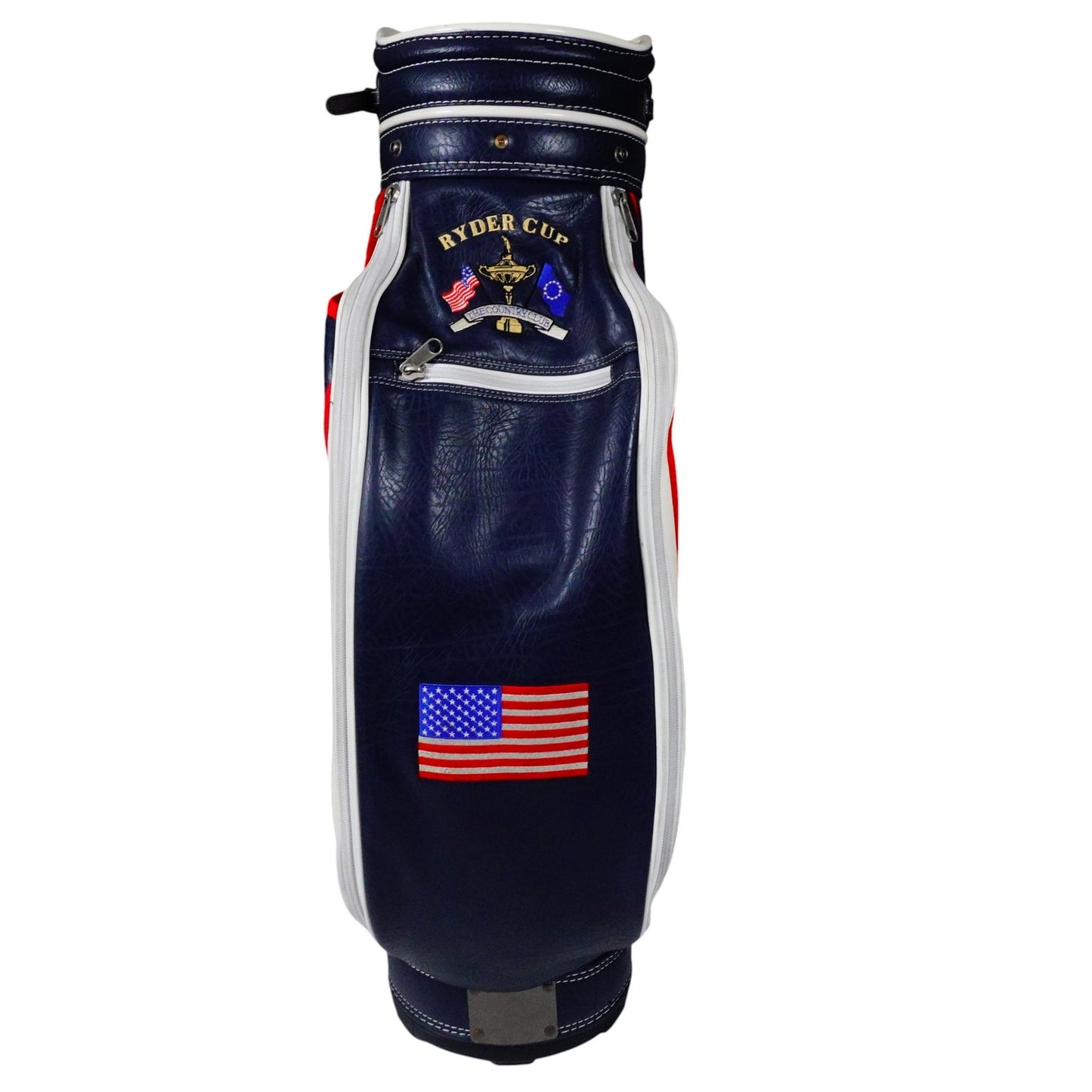 Datrek Ryder Cup Golf Bag USA Flag Blue Red White 6 Way w Rain Cover