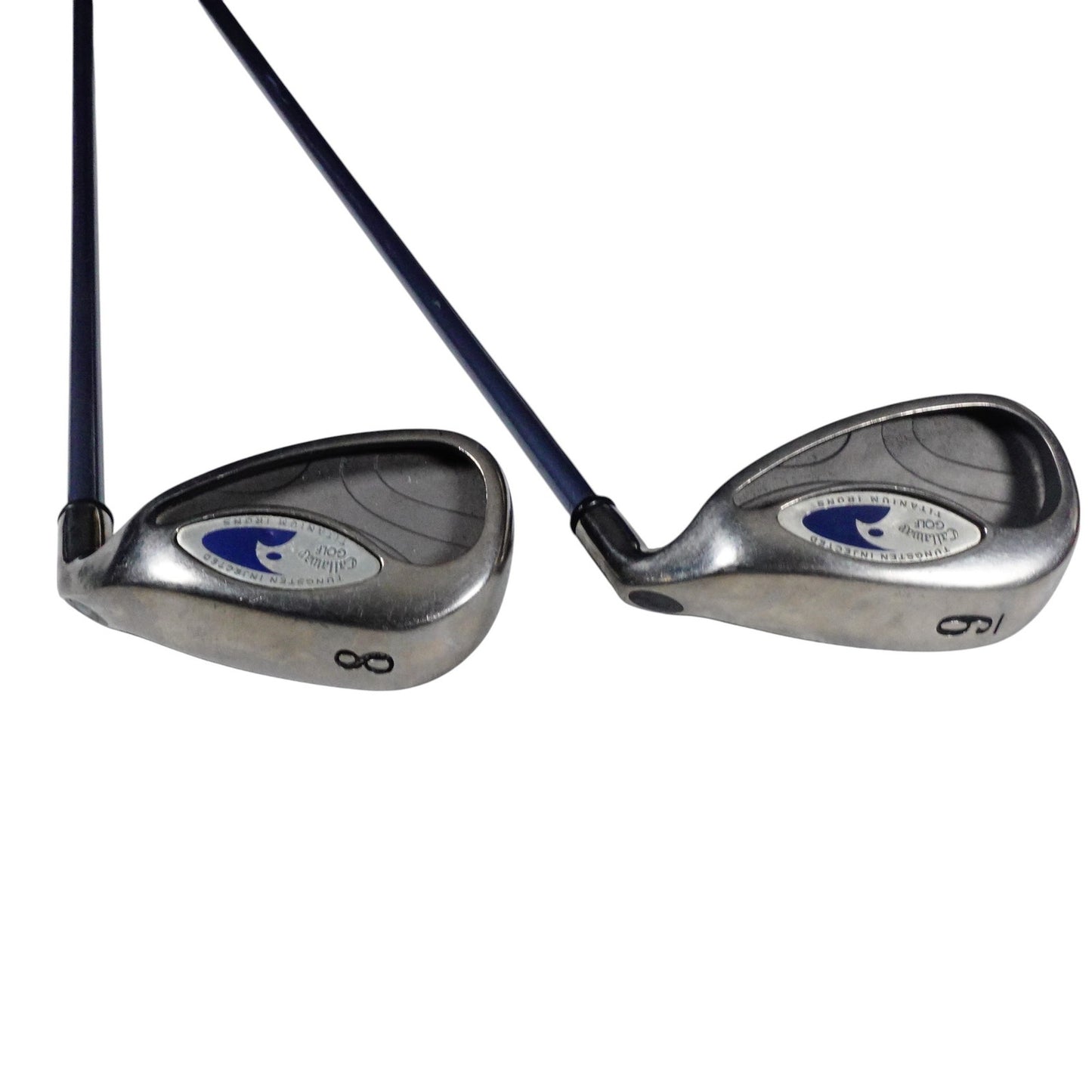 Callaway Hawkeye Iron Set Stiff Flex Graphite 3-9 RH NEW GRIPS