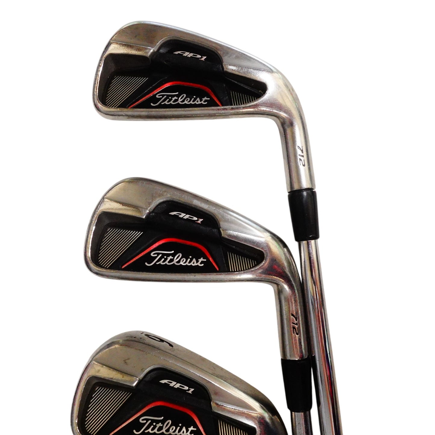 Titleist AP1 712 Iron Set Dynalite Gold R300 Steel 4-PW+W RH NEW GRIPS