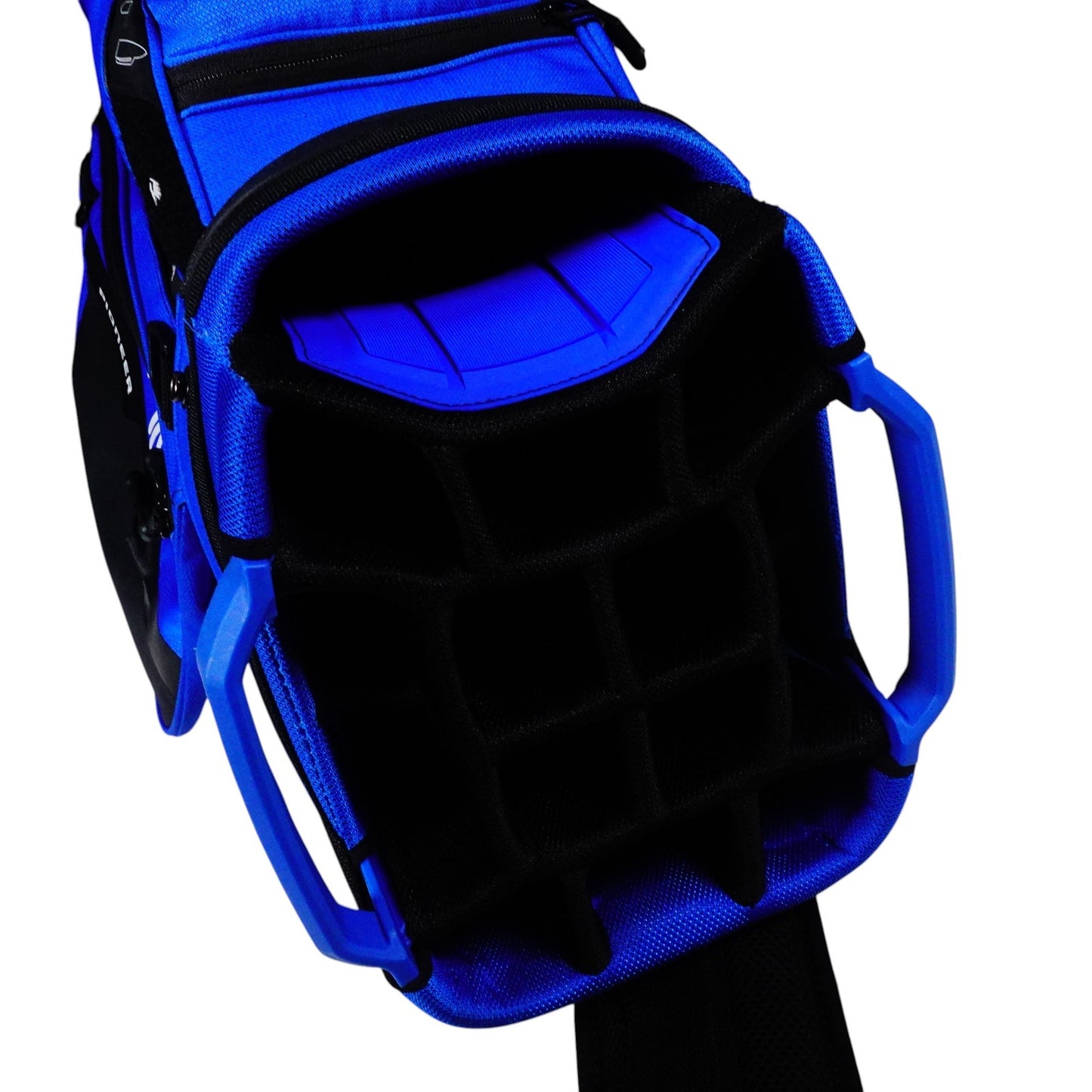 Ping Pioneer Golf Bag Blue 15 Way Cart Bag with Strap Rain Cover