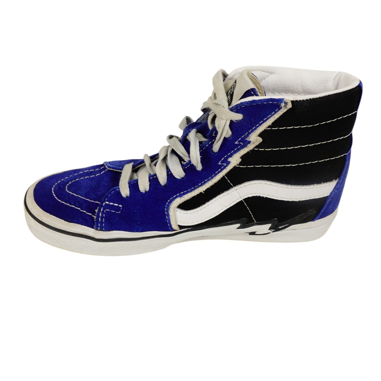 VANS Sk8 High Bolt True Blue Skate Boarding High Top Sneakers Mens 6 Womens 7.5