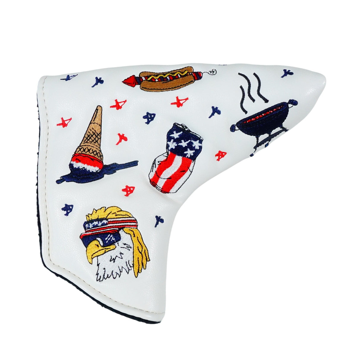 Travis Mathew 4th of July America Eagle Sunglasses USA Fireworks Putter Cover