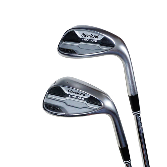 Cleveland CBX 56 60 Lob Sand Wedge Set Zipcore Dynamic Gold Tour Spinner 115 RH