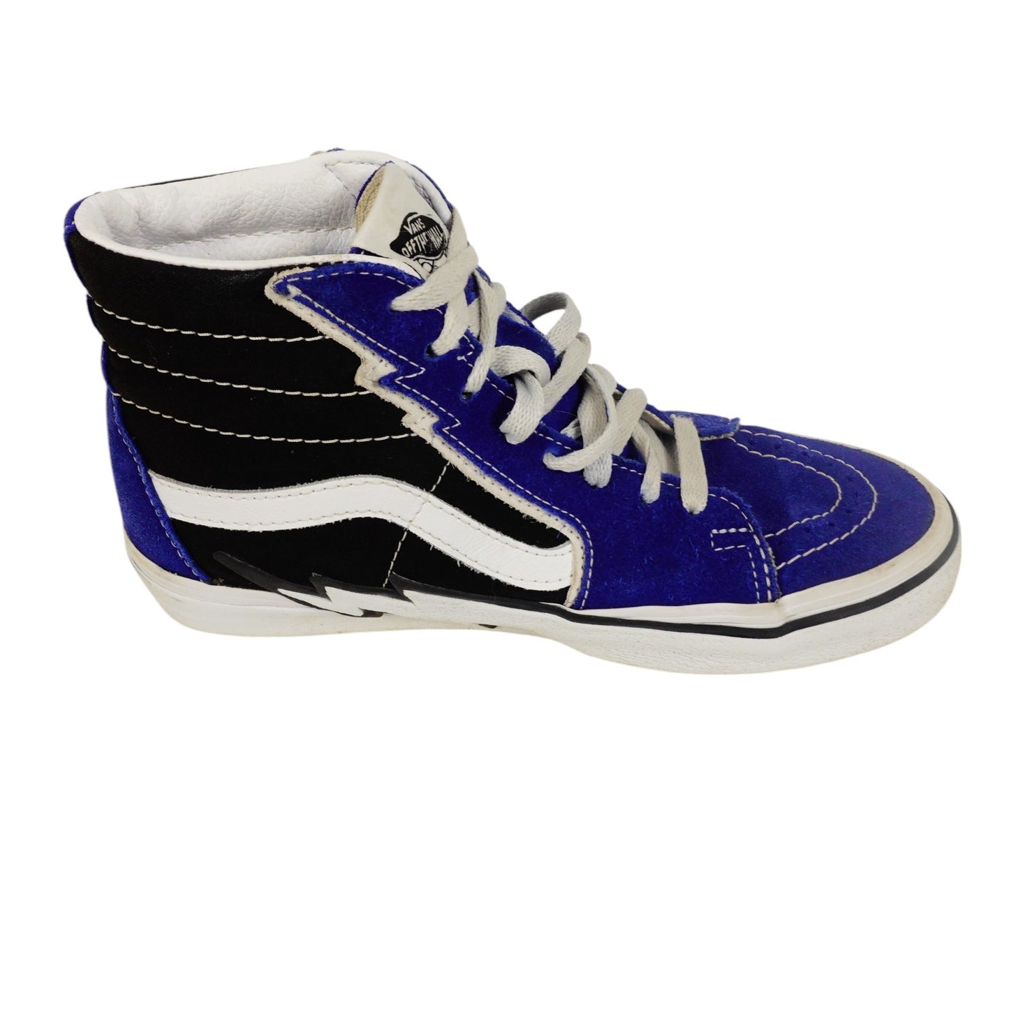 VANS Sk8 High Bolt True Blue Skate Boarding High Top Sneakers Mens 6 Womens 7.5