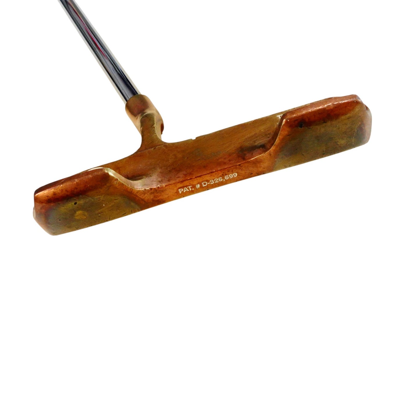 OverSpin The Original Brass Putter Cleaned 34.5" Golf Pride RH