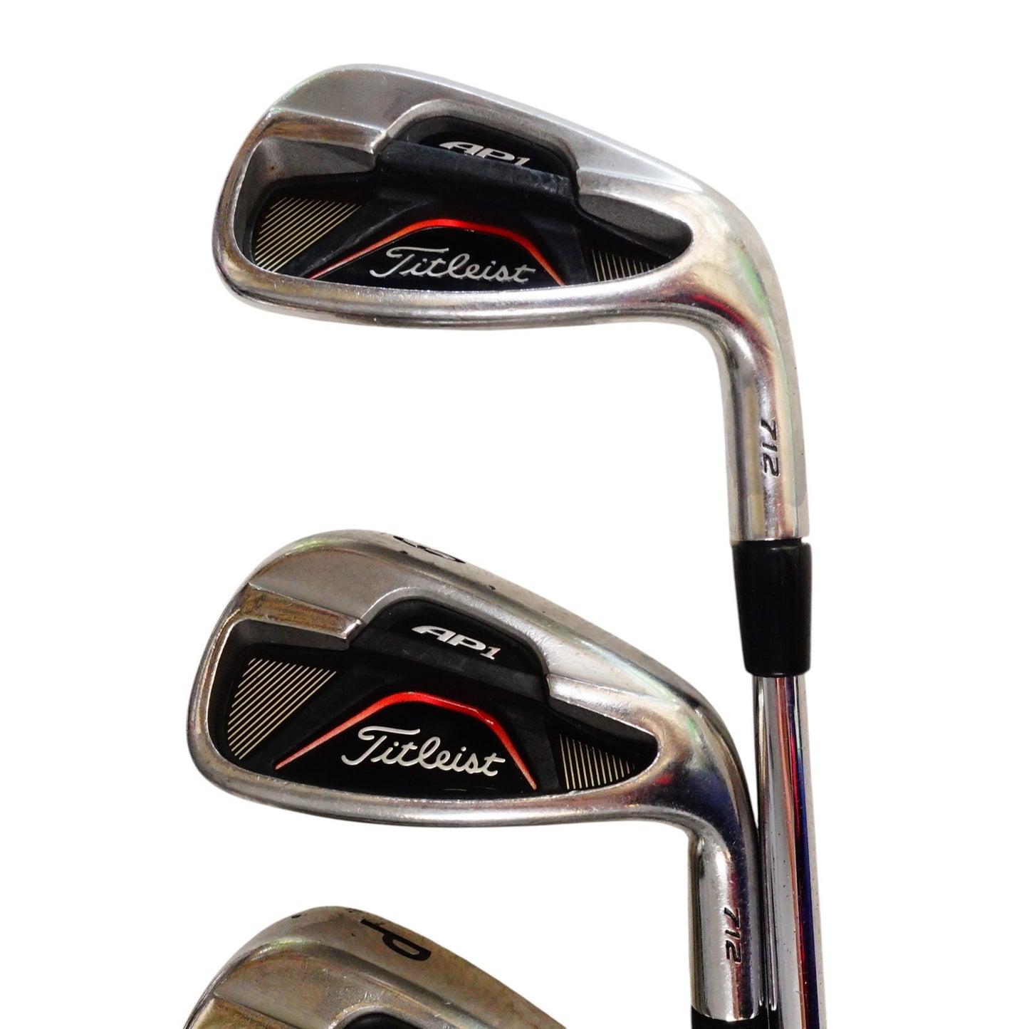 Titleist AP1 712 Iron Set Dynalite Gold R300 Steel 4-PW+W RH NEW GRIPS