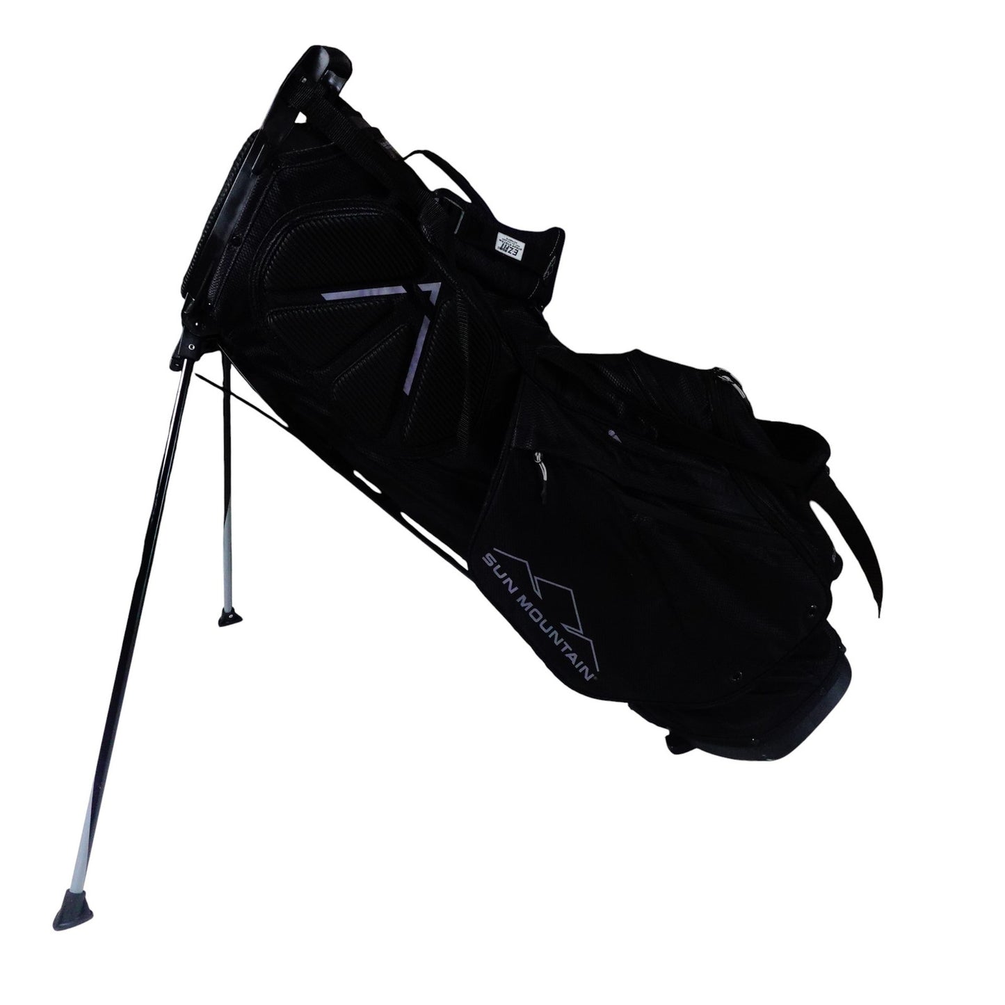 Sun Mountain 4.5 LS Black 14 Way Dual Strap Carry Stand Bag w Rain Cover
