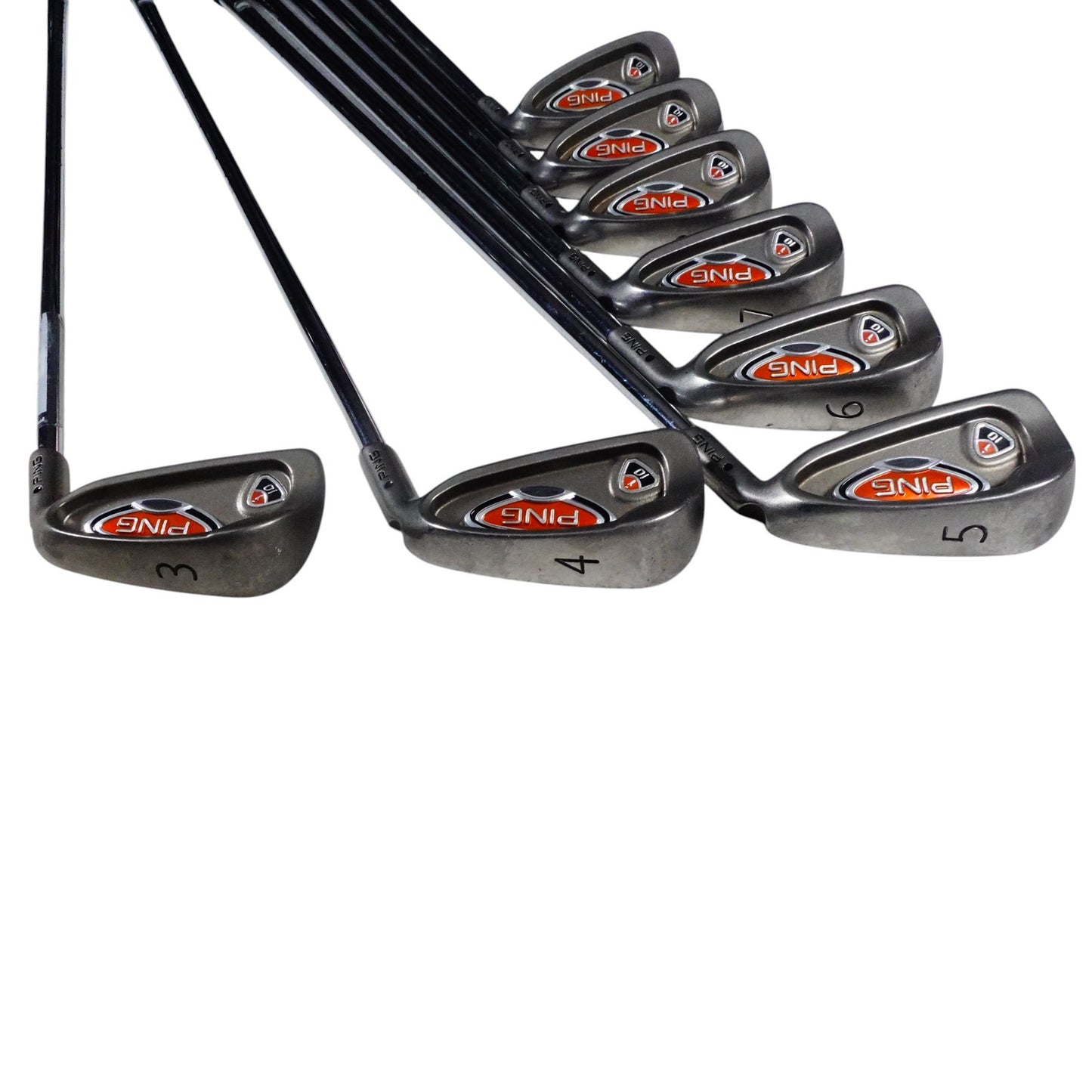 Ping i10 Black Dot Iron Set AWT Stiff Flex Steel 3-PW RH NEW GRIPS