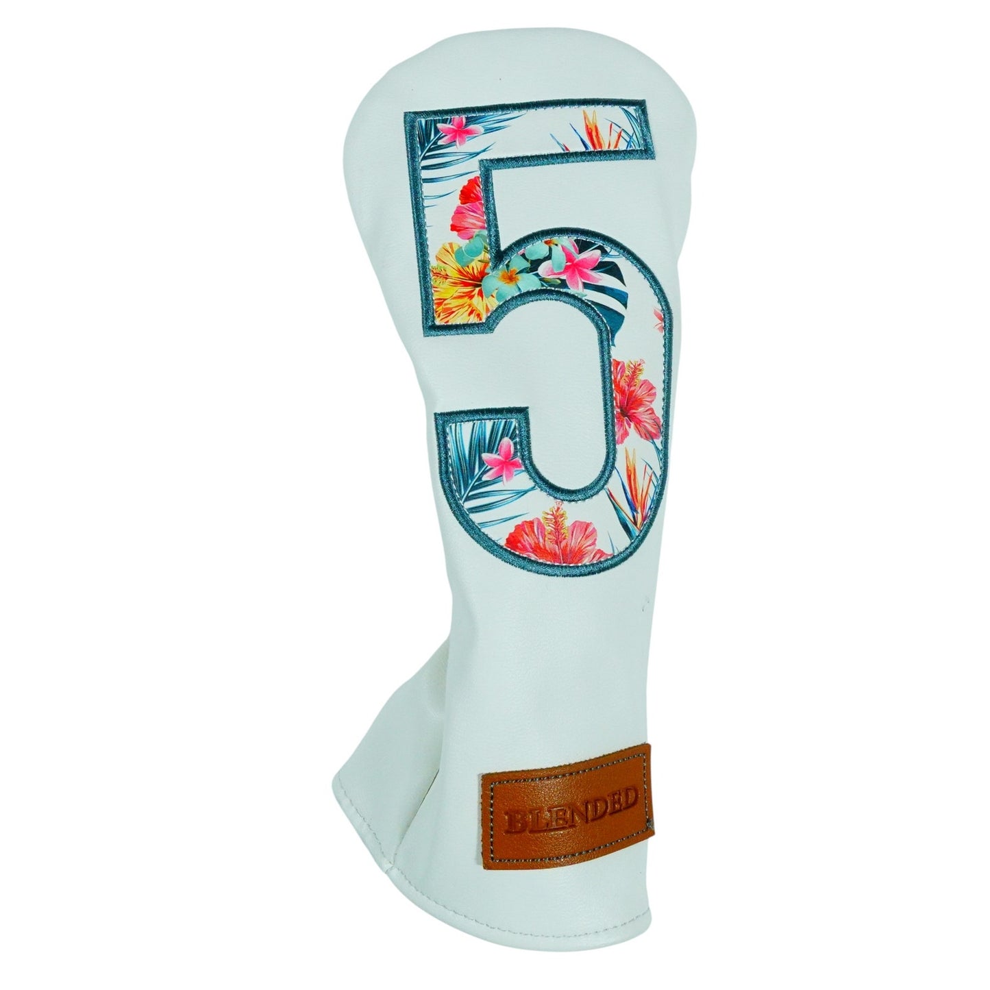 Blended Floral Tropical Golf Fairway 5 Wood Head Cover