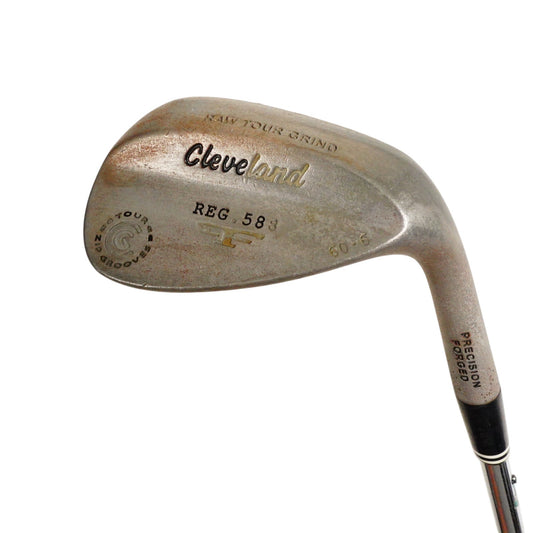 Cleveland 588 Forged Raw Tour Grind 60 Degree 6 Dynamic Gold Golf Pride 35.5" RH