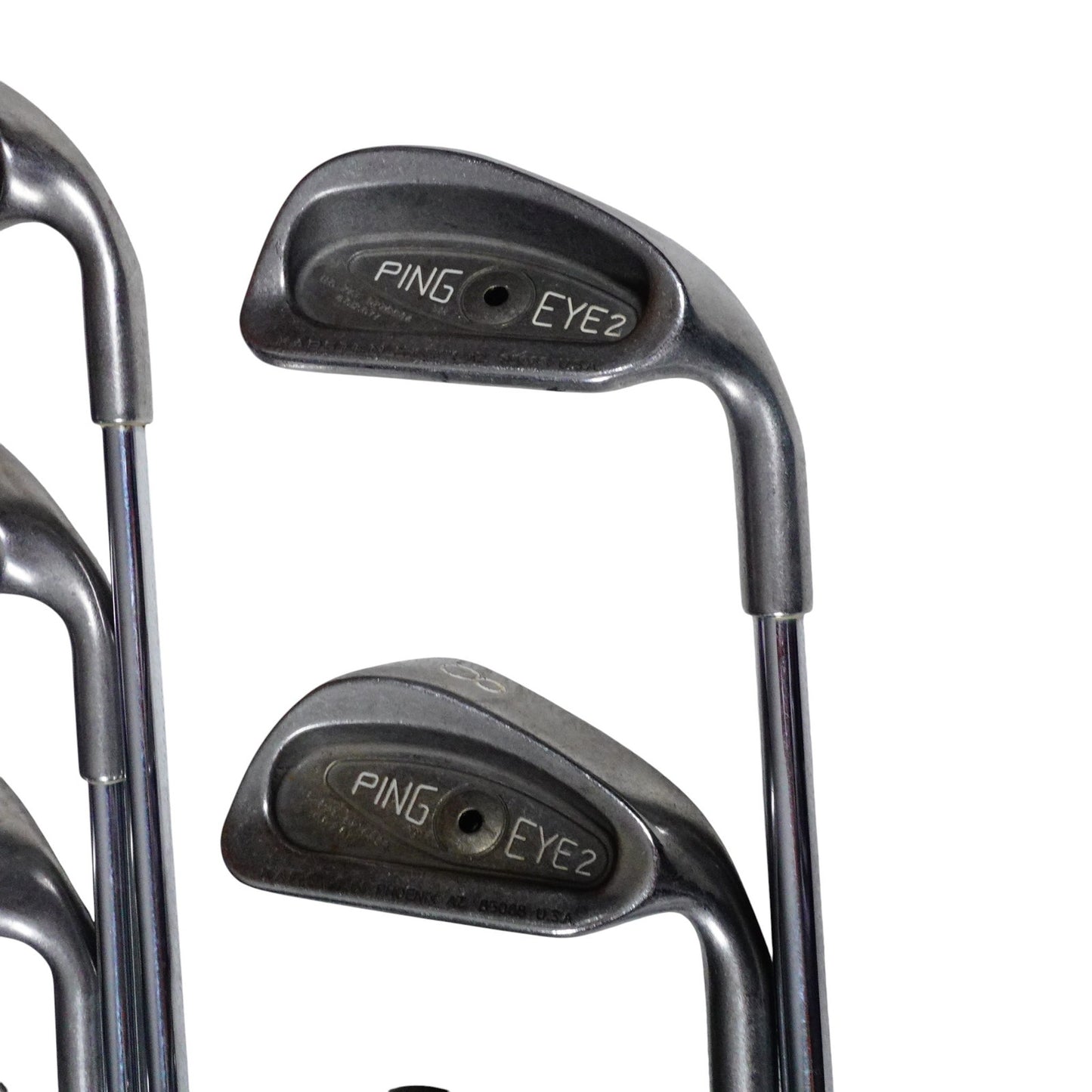PIng Eye 2 Black Dot Iron Set Matching Serial ZZ Lite Stiff Flex Steel 2-PW RH