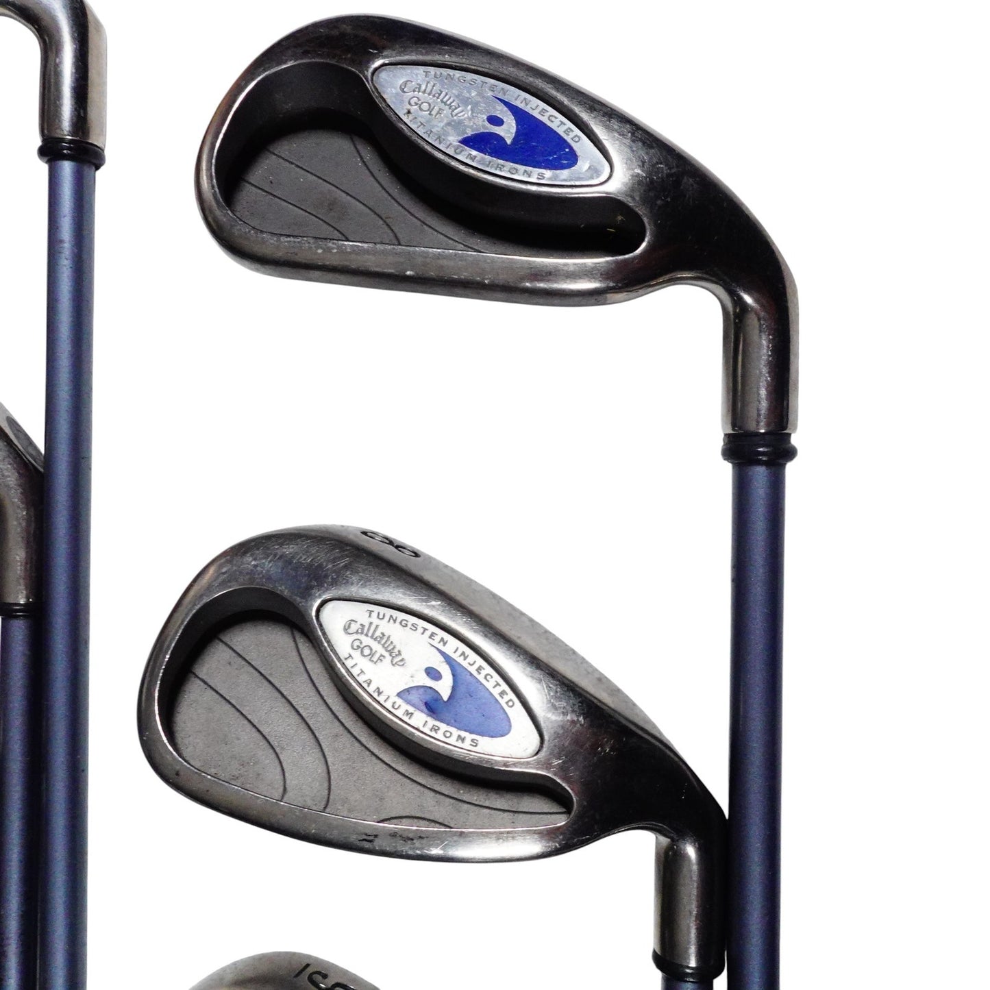 Callaway Hawkeye Iron Set Stiff Flex Graphite 3-9 RH NEW GRIPS