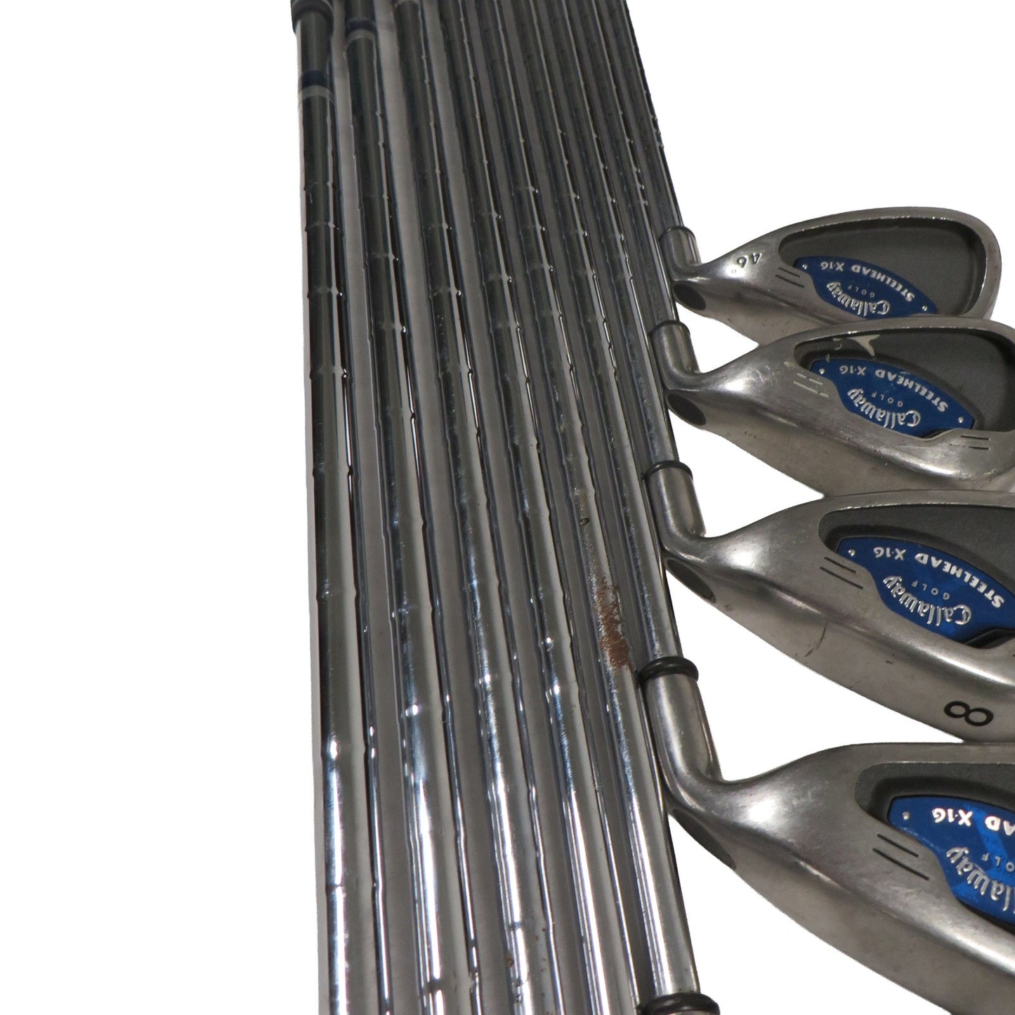 Callaway Steelhead X-16 Iron Set Uniflex Steel 2-PW RH NEW GRIPS