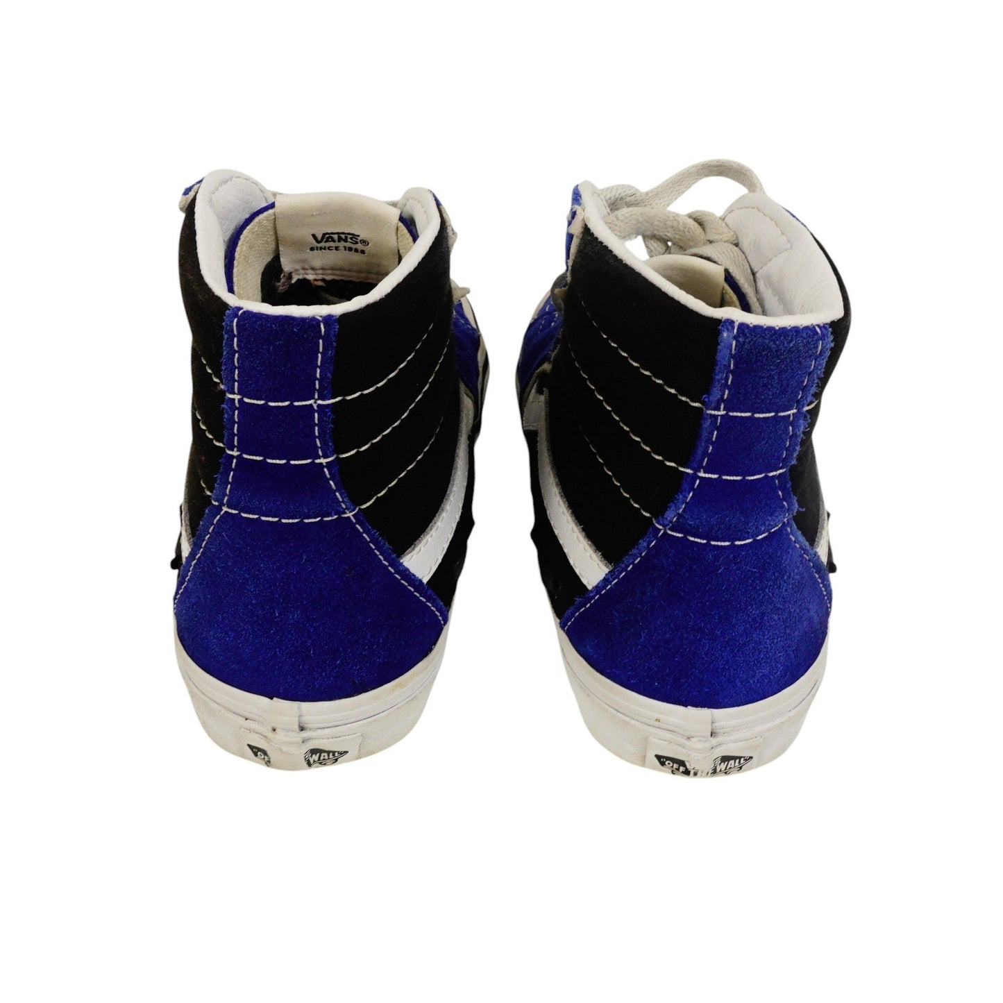 VANS Sk8 High Bolt True Blue Skate Boarding High Top Sneakers Mens 6 Womens 7.5