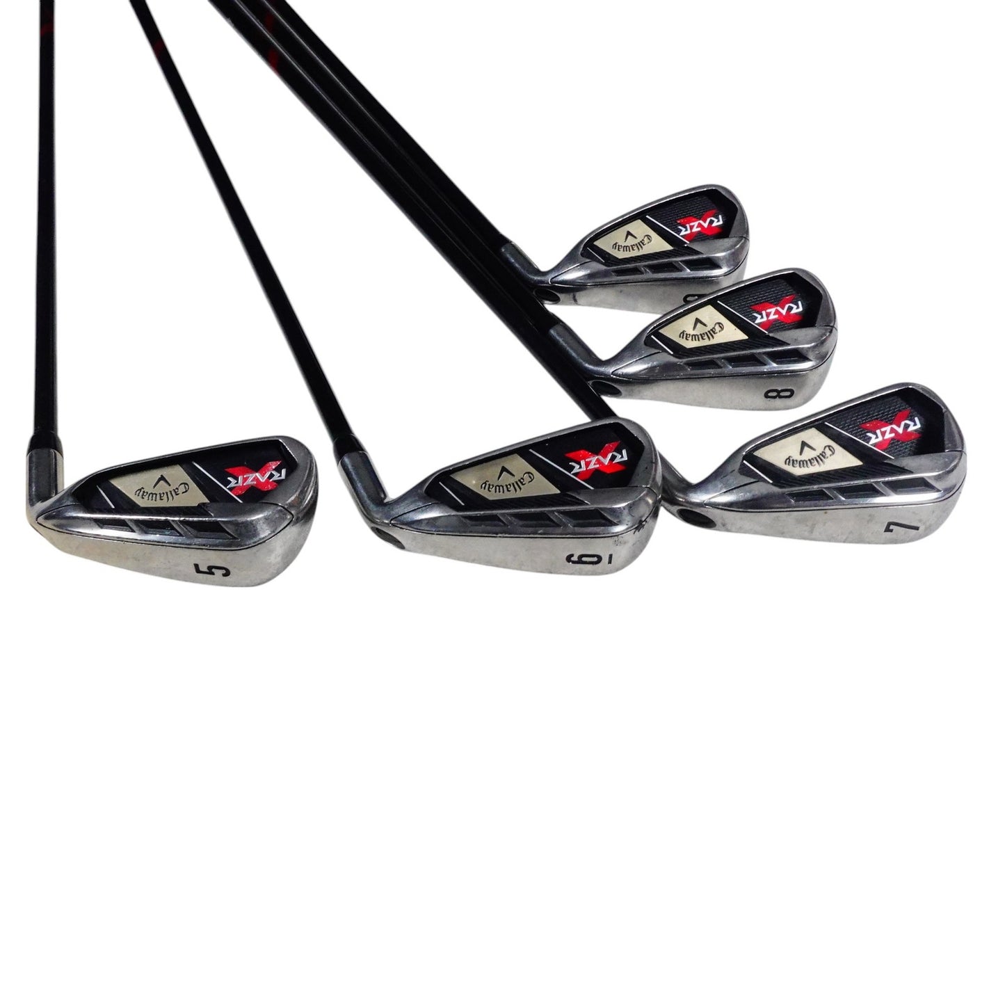 Callaway Razr X Iron Set Regular Flex Graphite 5-9 RH NEW GRIPS