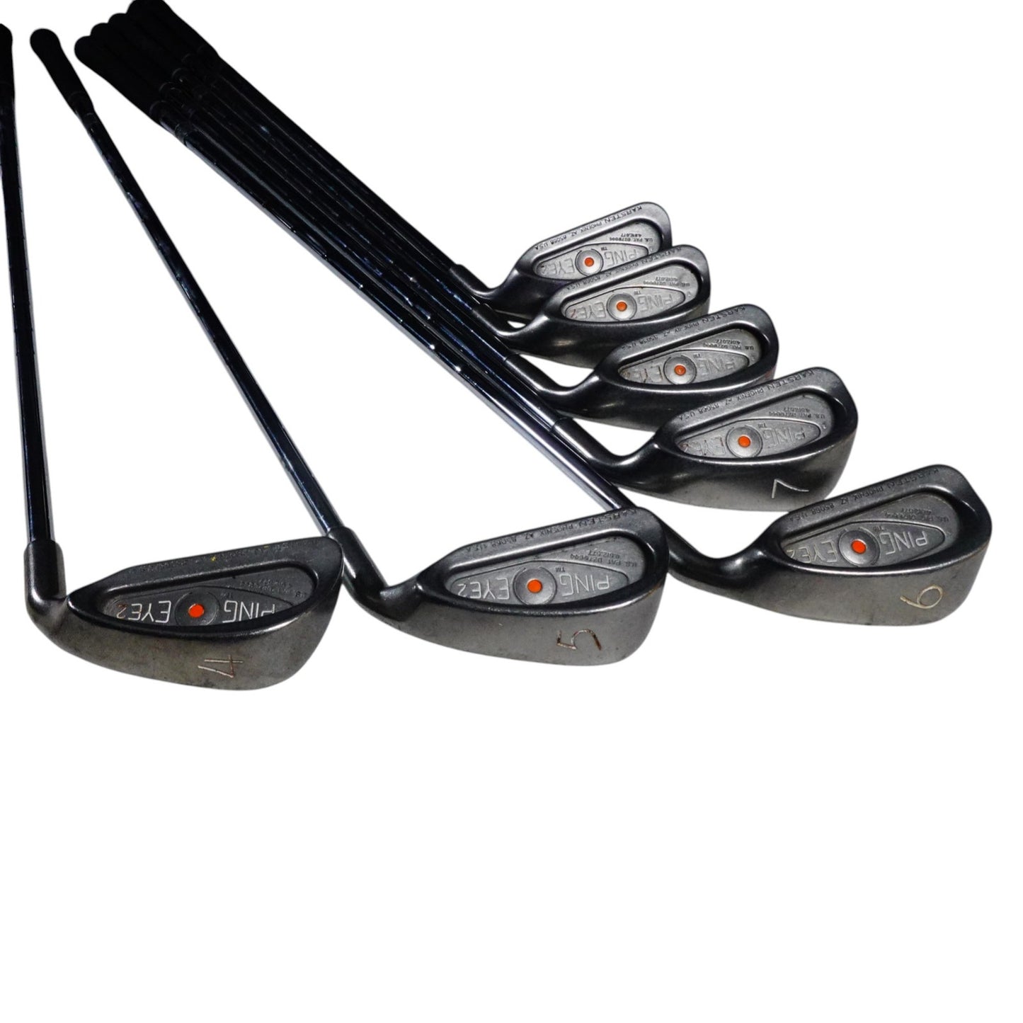 Ping Eye 2 Orange Dot Iron Set ZZ Lite Stiff Steel -0.5" 4-PW RH Matching Serial