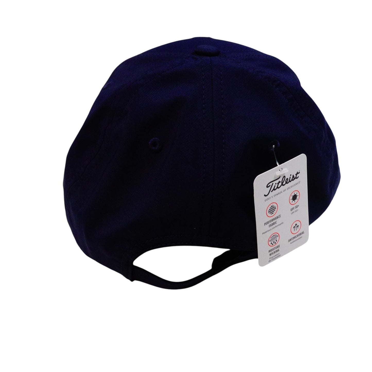 Titleist Tour Performance Adjustable Mens Navy Blue Uline Embroidered NEW