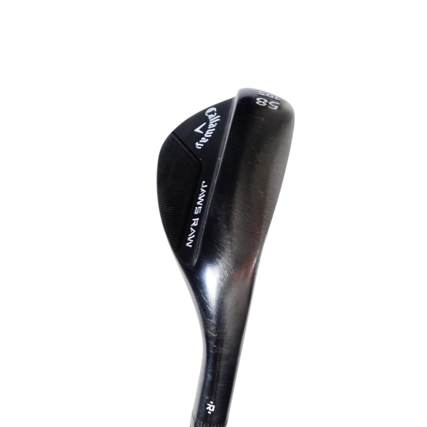 Callaway Jaws Raw Black 58 D 10S Lob Wedge Dynamic Gold Tour Issue Spinner 35 RH