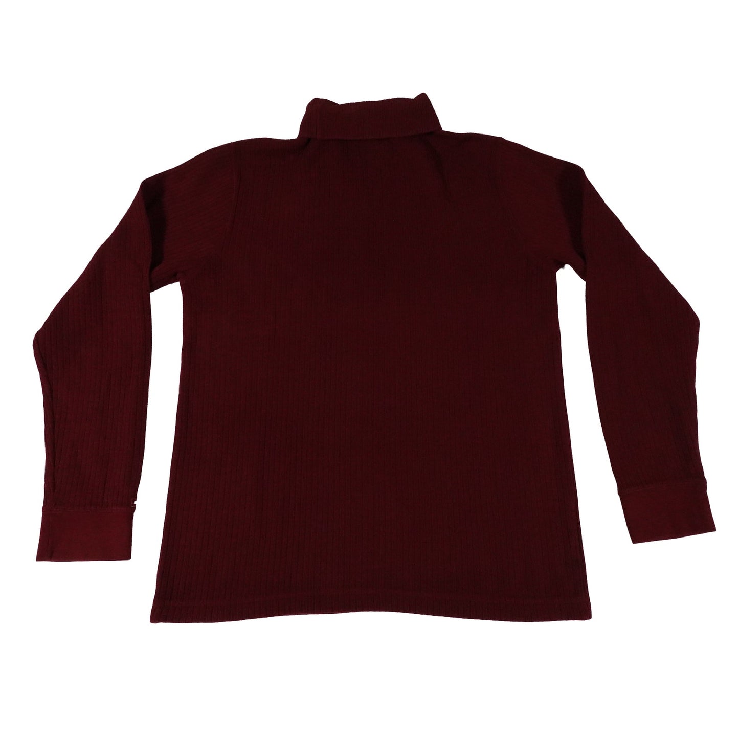 Abercrombie Fitch 92 Vintage Ribbed Maroon Turtle Neck USA Men's Large