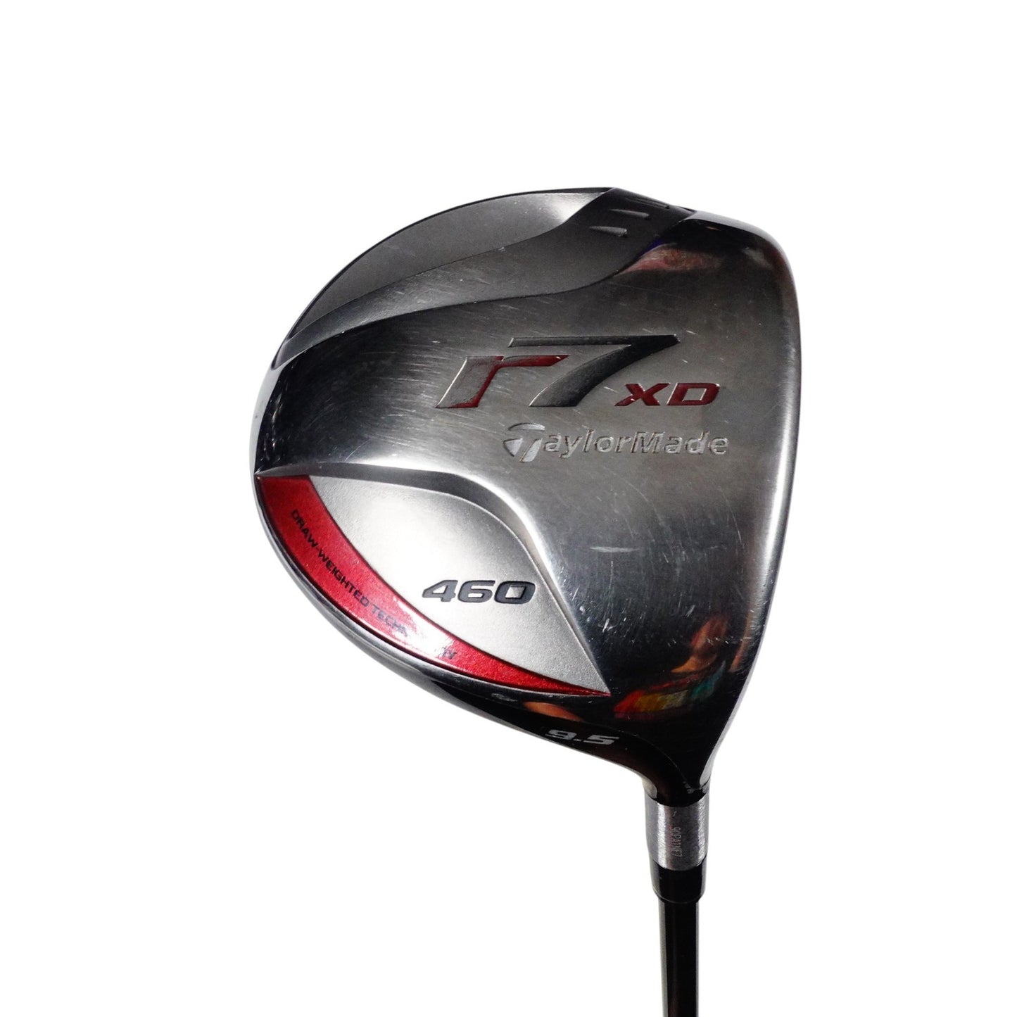 TaylorMade R7 XD460 Driver 9.5 Degree REAX Stiff Flex Graphite 45" RH NEW GRIP