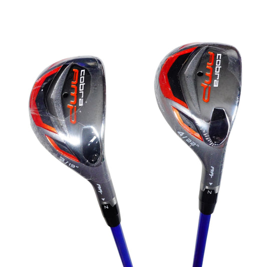Cobra AMP 3 4 Hybrid Set ProLaunch Blue Regular Flex Graphite RH NEW