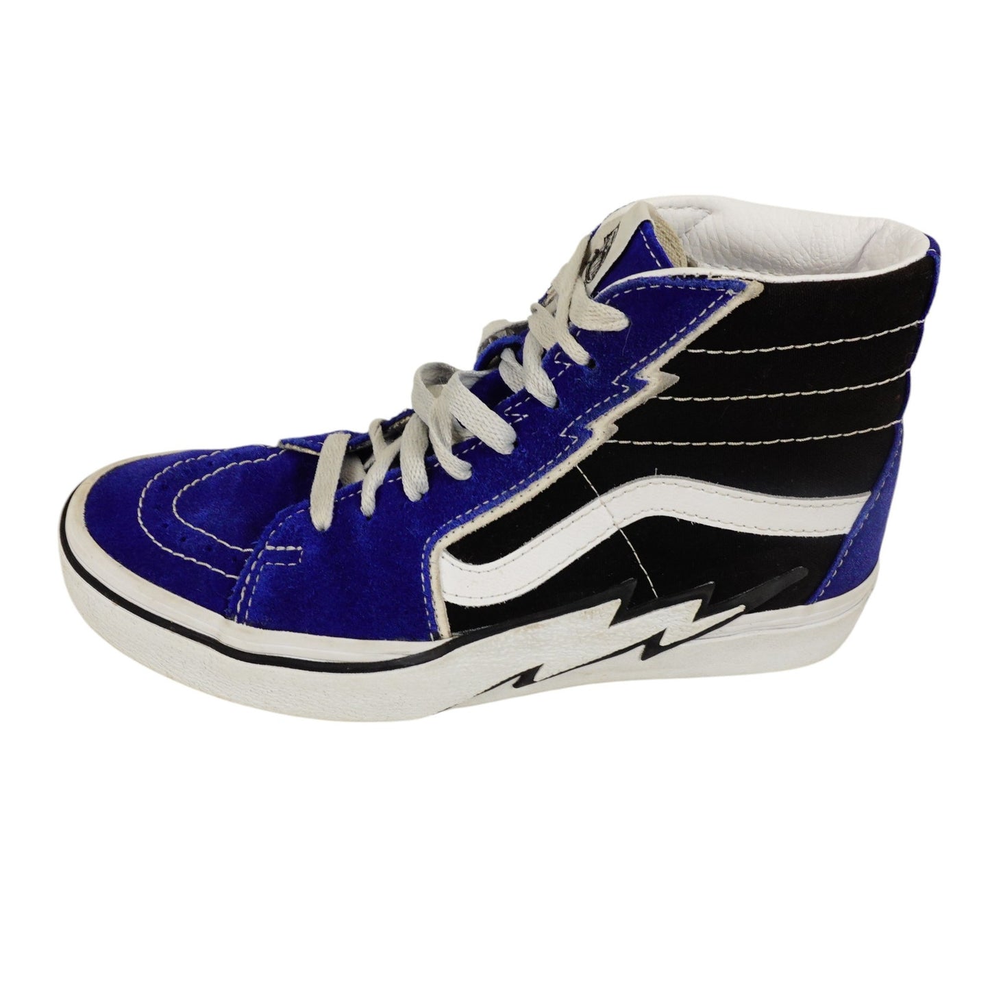 VANS Sk8 High Bolt True Blue Skate Boarding High Top Sneakers Mens 6 Womens 7.5