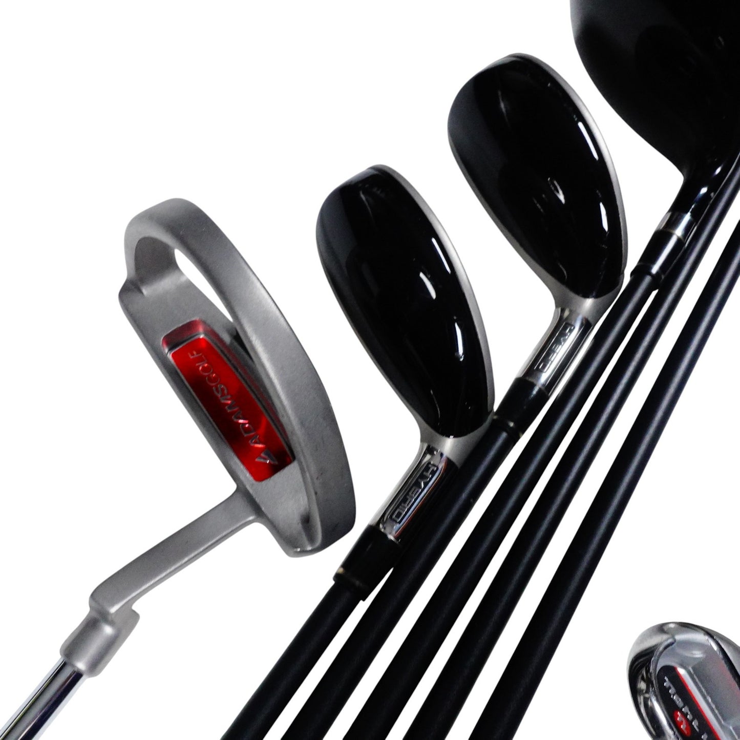 Adams Tight Lies Wood 1 3 5 Hybrid 3 4 Iron 5-SW Putter Regular Flex Golf Set RH