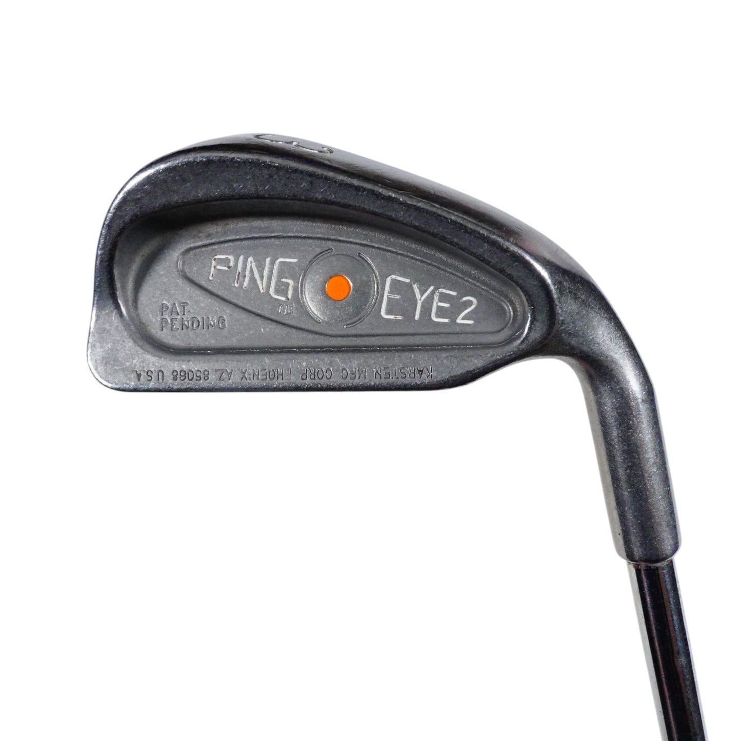 Ping Eye 2 Orange Dot 3 Iron Backward Stamp Pat Pending Stiff Flex Steel 38.5 RH