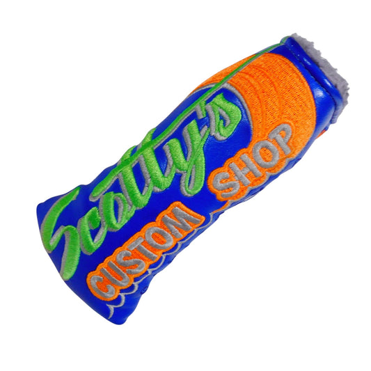 Scotty Cameron Custom Shop California Orange Wave Blue Putter Headcover