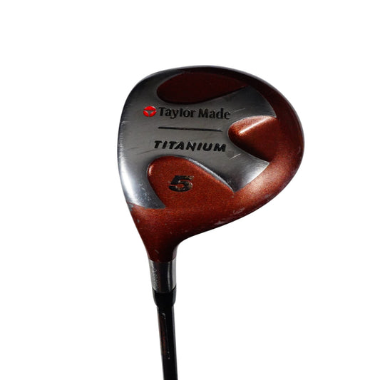 TaylorMade Titanium 5 Wood Bubble Shaft S-90 Plus Graphite 42.5" LH