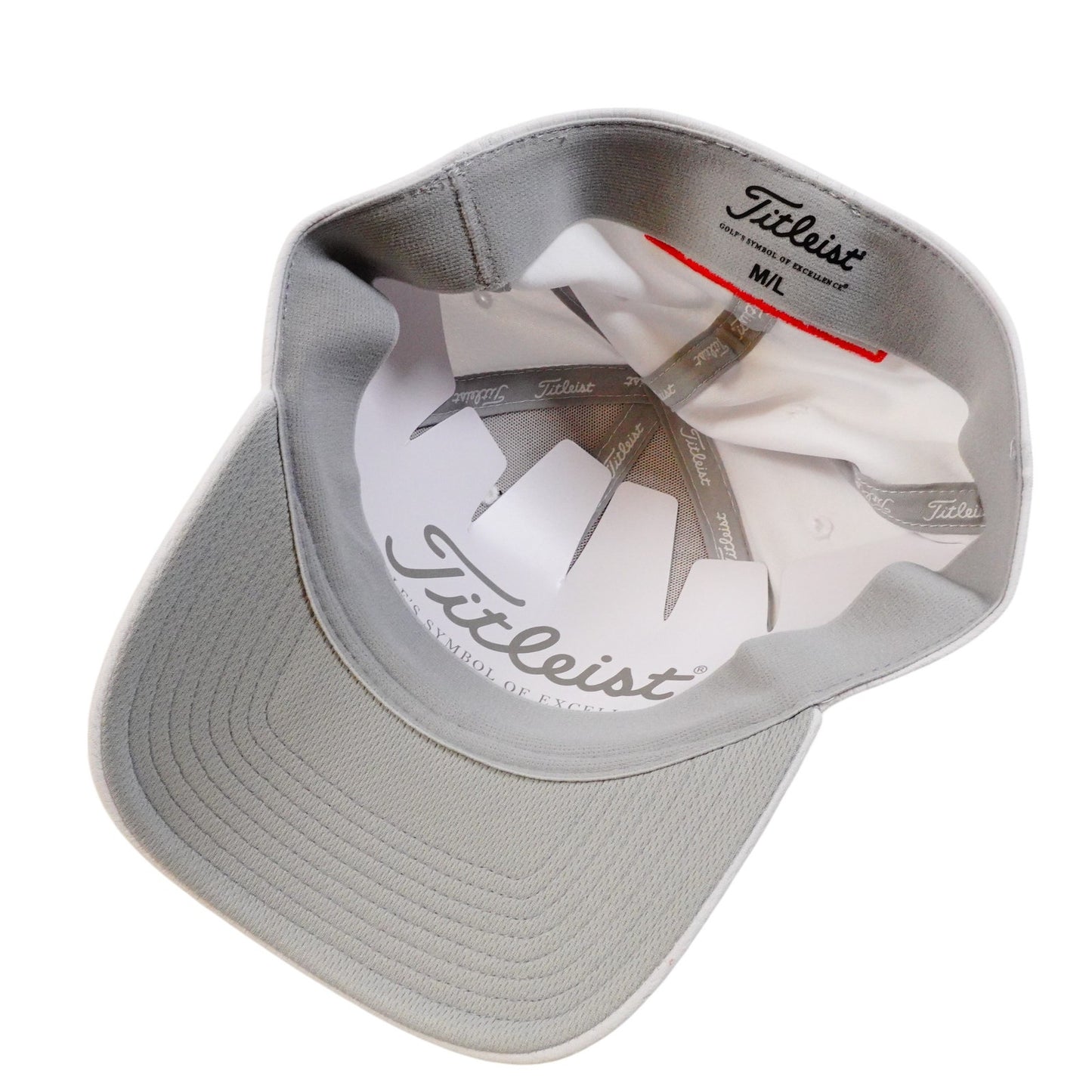 Titleist Tour Elite Pro V1 FJ Embroidered Golf Hat White Black Letters L / XL