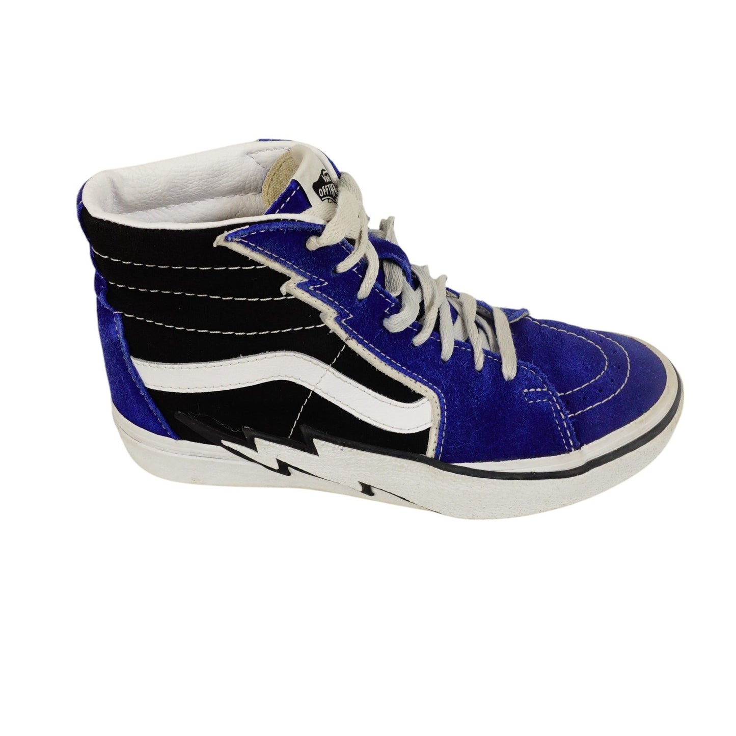 VANS Sk8 High Bolt True Blue Skate Boarding High Top Sneakers Mens 6 Womens 7.5