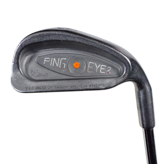 Ping Eye 2 Orange Dot 6 Iron Backward Stamp Pat Pending Stiff Flex Steel 37" RH