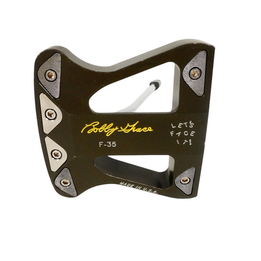 Bobby Grace 2010 Rare Putter F-35 Let's Face It! 35" RH w Head Cover