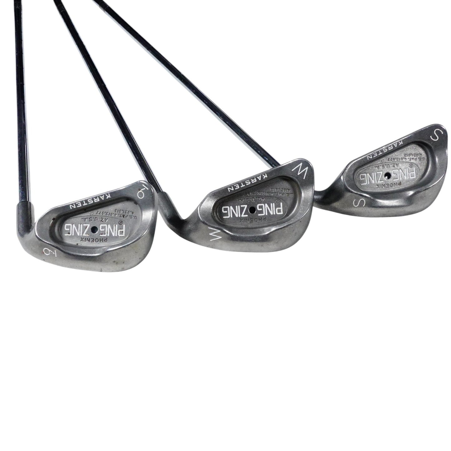 Ping Zing Black Dot Iron Set JZ Stiff Flex Steel 3-PW+SW RH NEW GRIPS