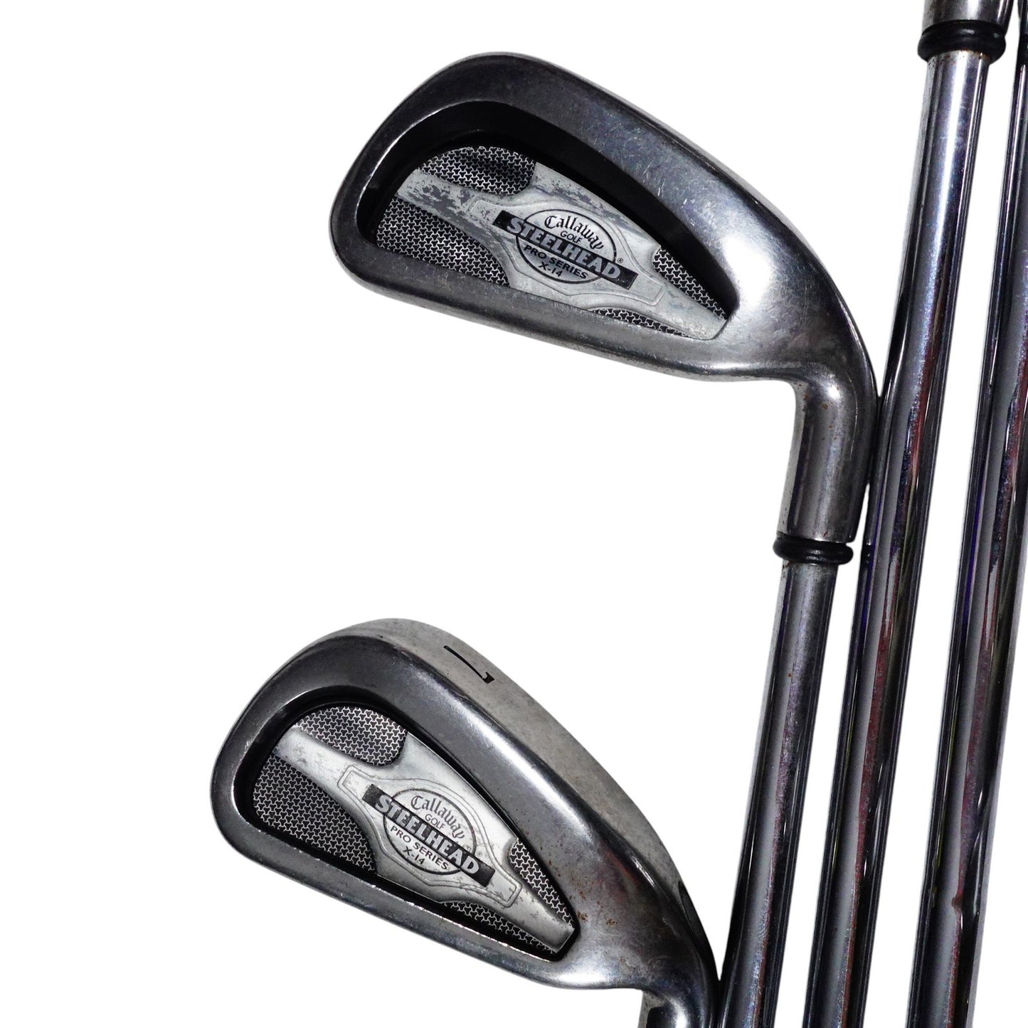 Callaway Steelhead Pro Series X-14 Uniflex Steel Iron Set 4-PW+A RH NEW GRIPS