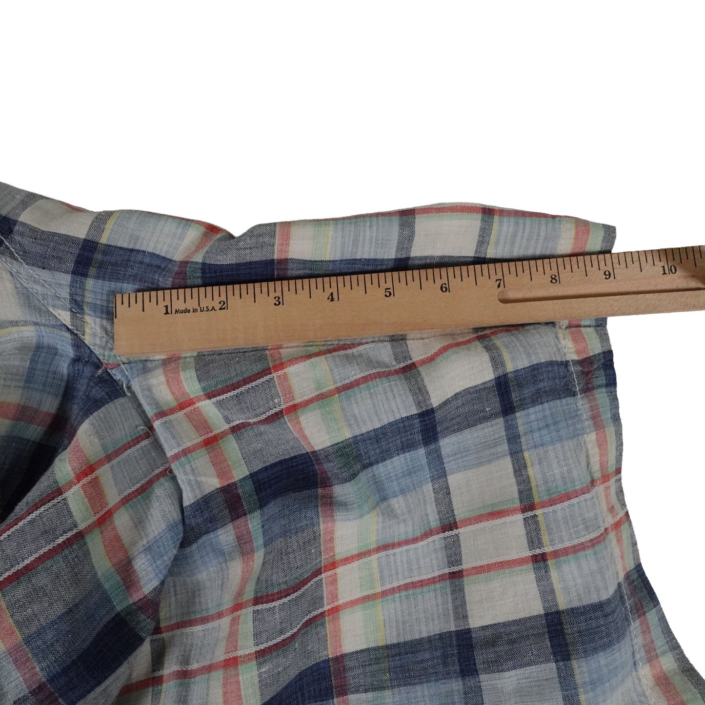Tommy Bahama Linen Plaid Bermuda Golf Shorts Men's 38 Inseam 9"