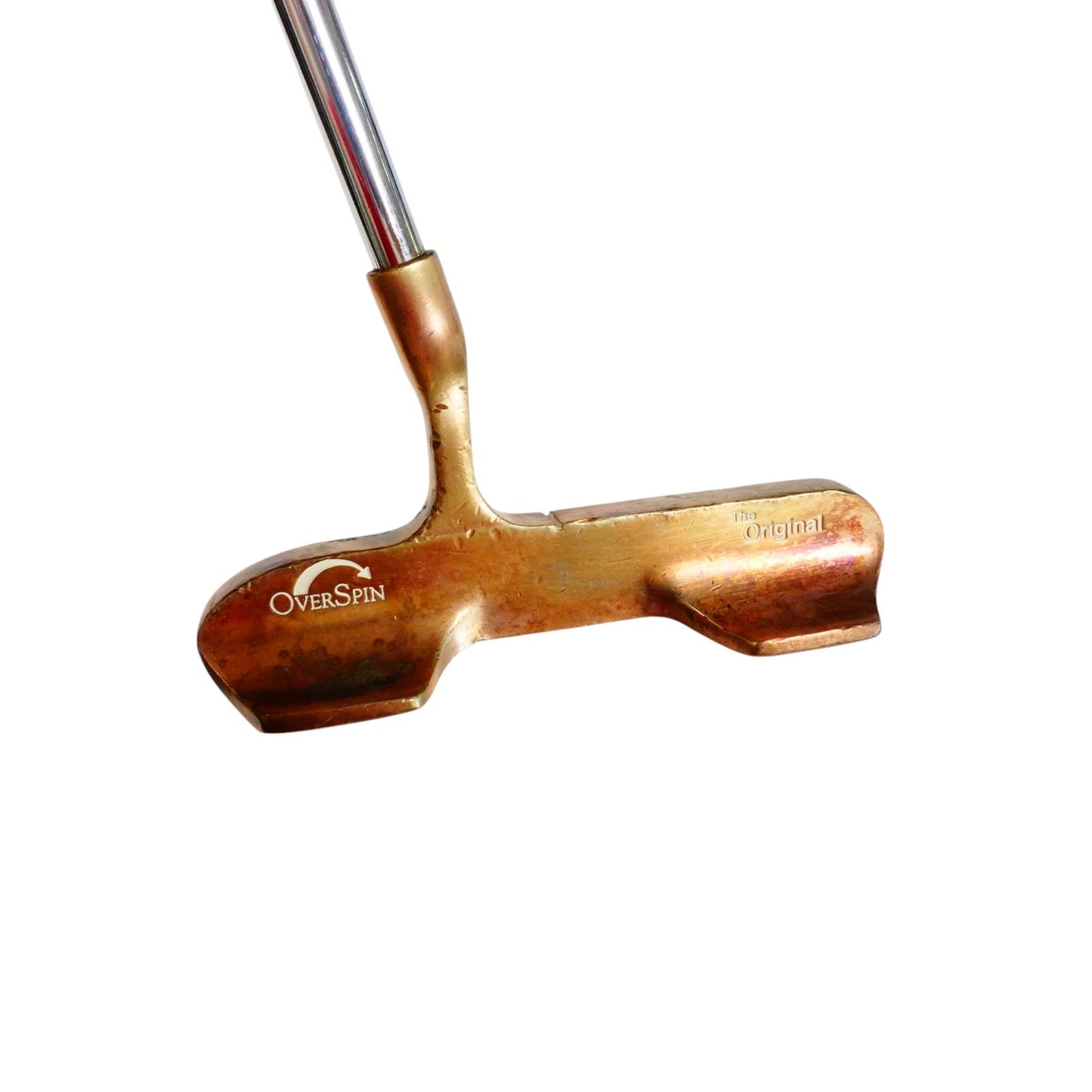 OverSpin The Original Brass Putter Cleaned 34.5" Golf Pride RH