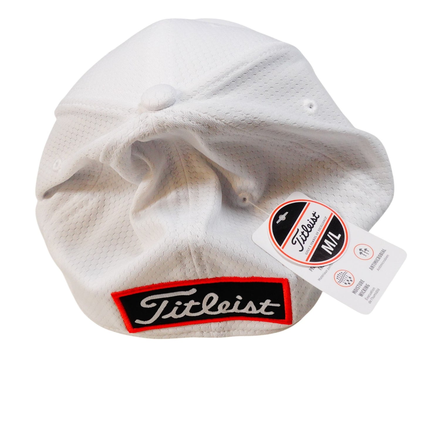 Titleist Tour Elite Pro V1 FJ Embroidered Golf Hat White Blue Letters M / L