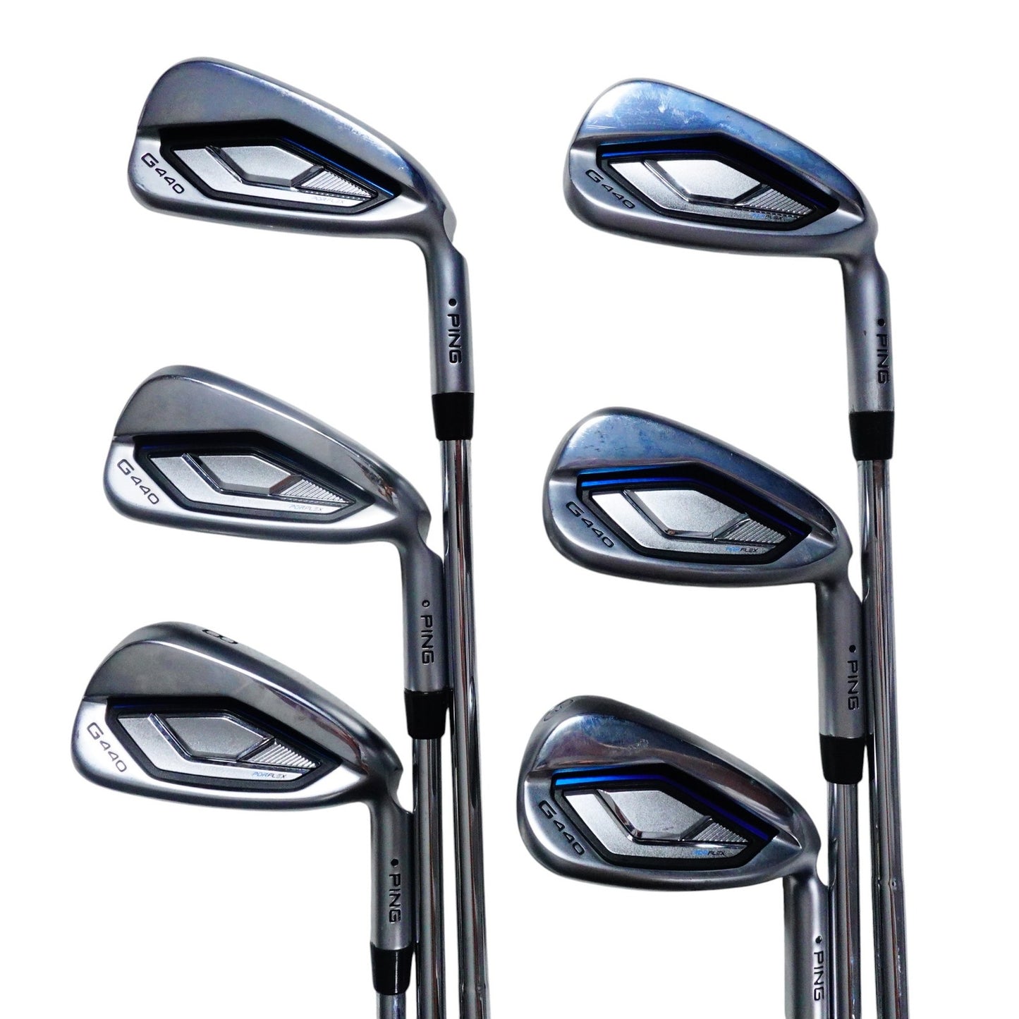 PIng G440 Black Dot Iron Set Dynamic Gold 105 S300 Stiff Flex Steel 6-PW+U RH