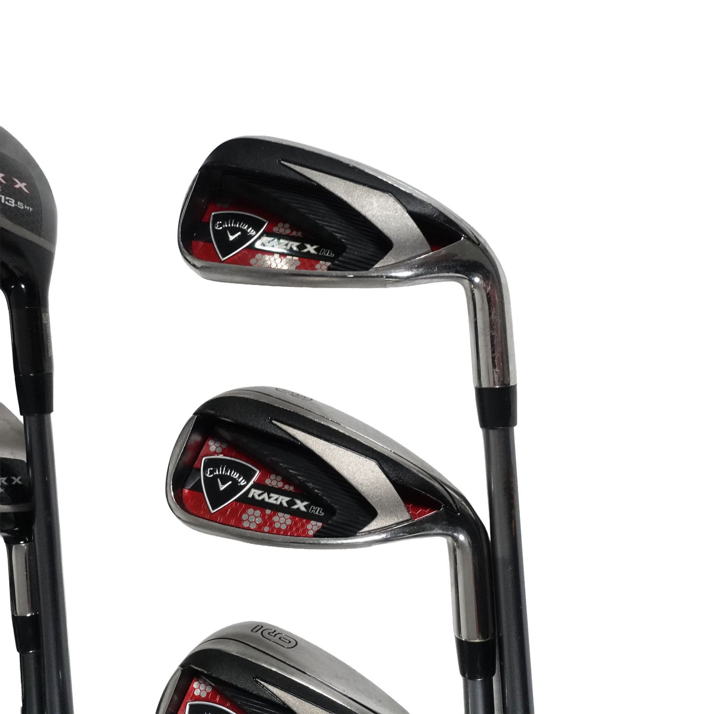 Callaway Razr X HL Set Driver 3 Wood Iron Set 4 5H 6-SW Ladies Flex RH NEW GRIPS