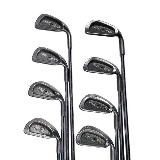Ping Eye 2 + Iron Set Black Dot KT-M Stiff Flex Steel 4-PW+SW RH