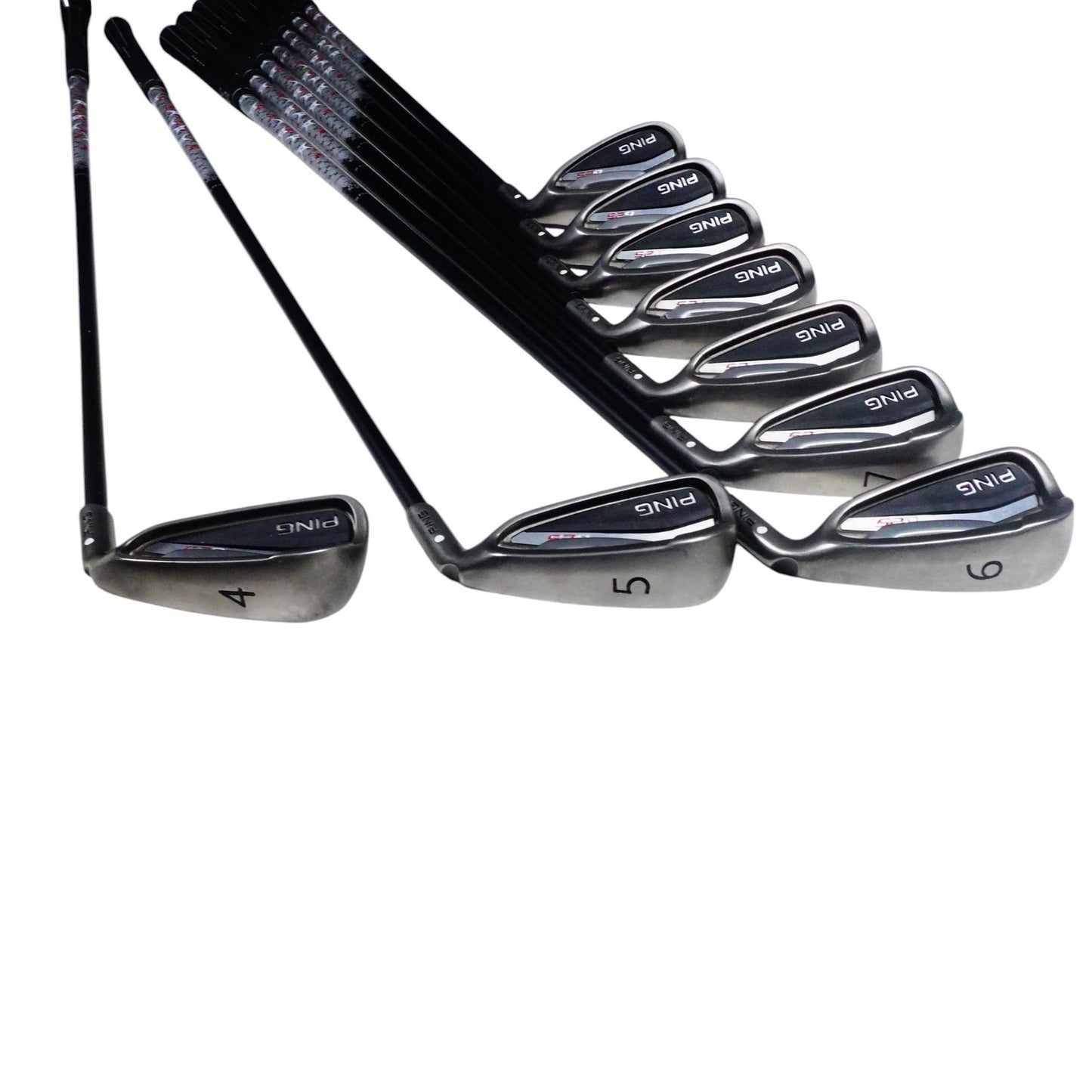 Ping G25 White Dot Iron Set TFC 189 Graphite Stiff Flex 4-PW+U+SW +1/2" RH