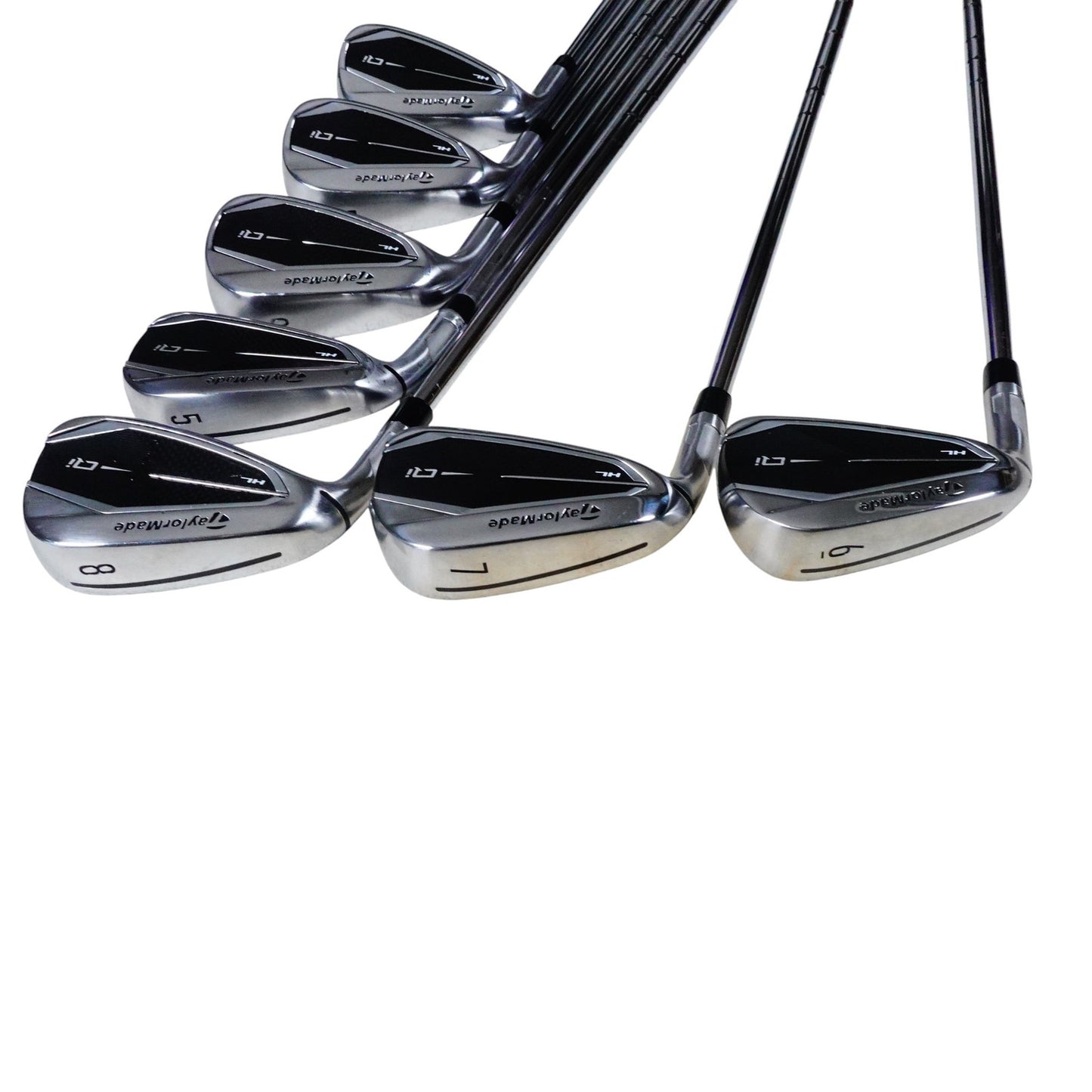 TaylorMade QI HL Iron Set Dynamic Gold 105 S300 Stiff Flex Steel 5-PW+A LH