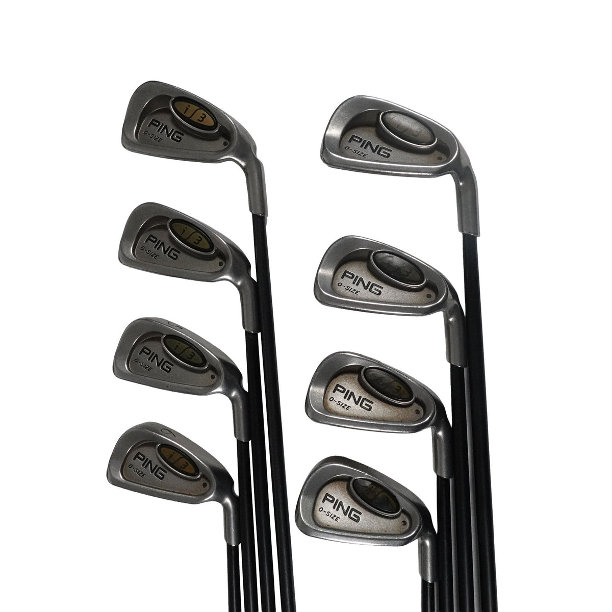 Ping i3 0-Size Black Dot Iron Set 350 Series Regular Flex Graphite 3-PW RH