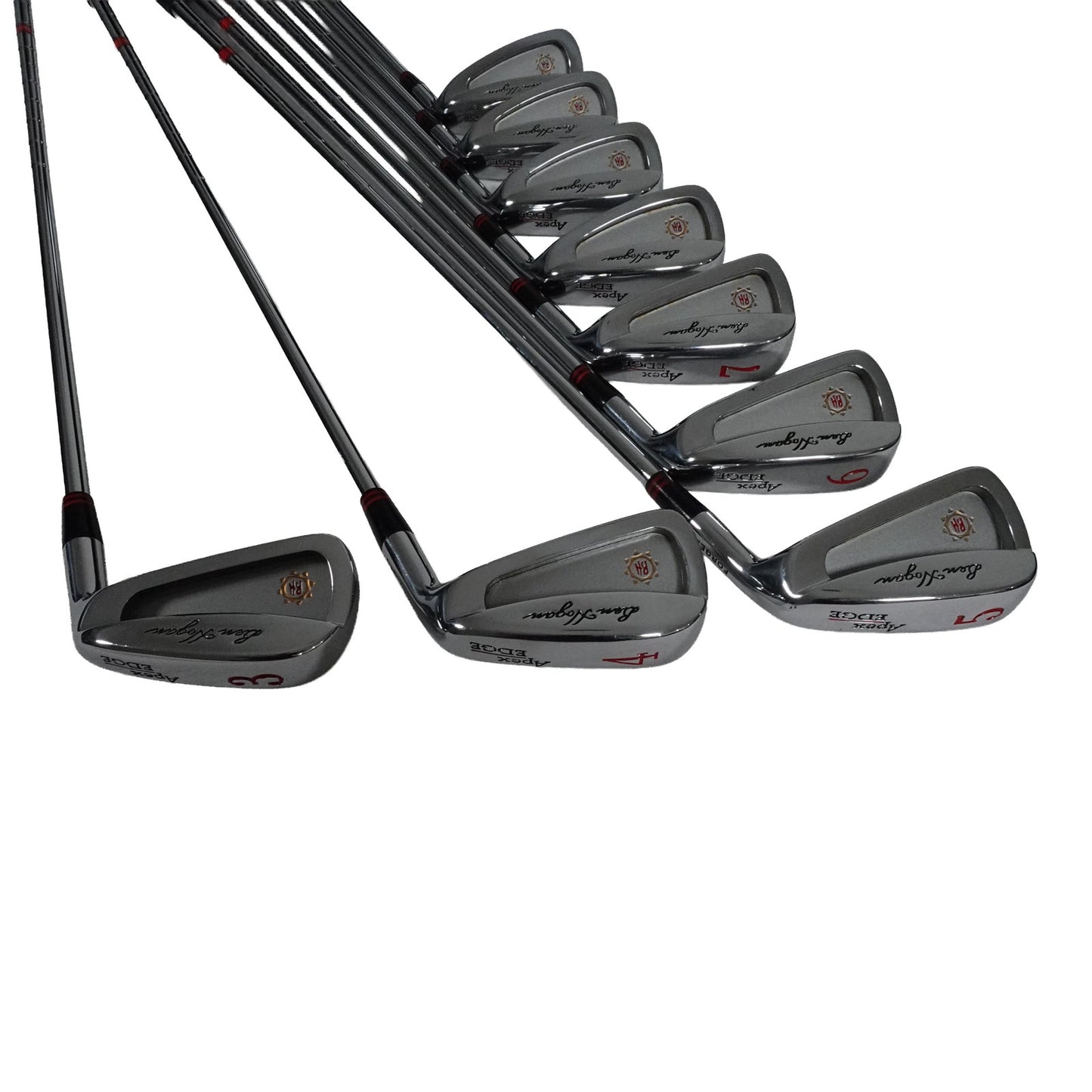 Ben Hogan Apex Edge Iron Set Steel 3 Regular Flex All Original 3-9+E+F RH