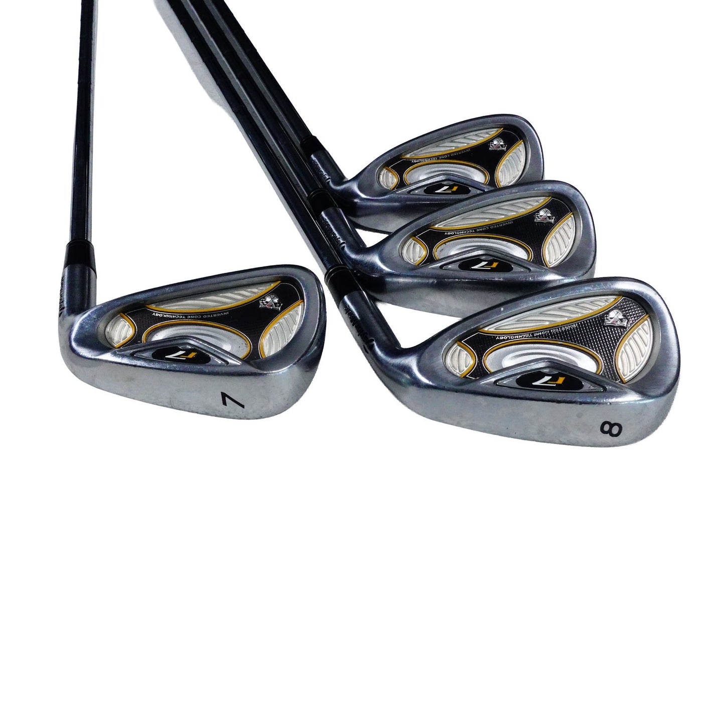 TaylorMade R7 TP Iron set Dynamic Gold S300 Stiff Flex Steel 4-PW RH
