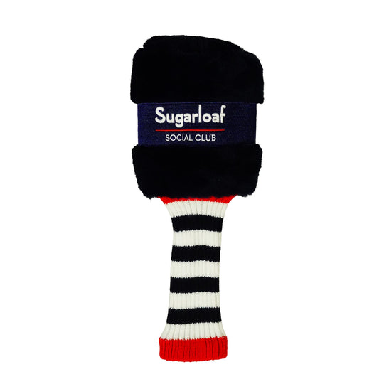 Sugarloaf Social Club Retro Stripe Driver Headcover Red White Blue